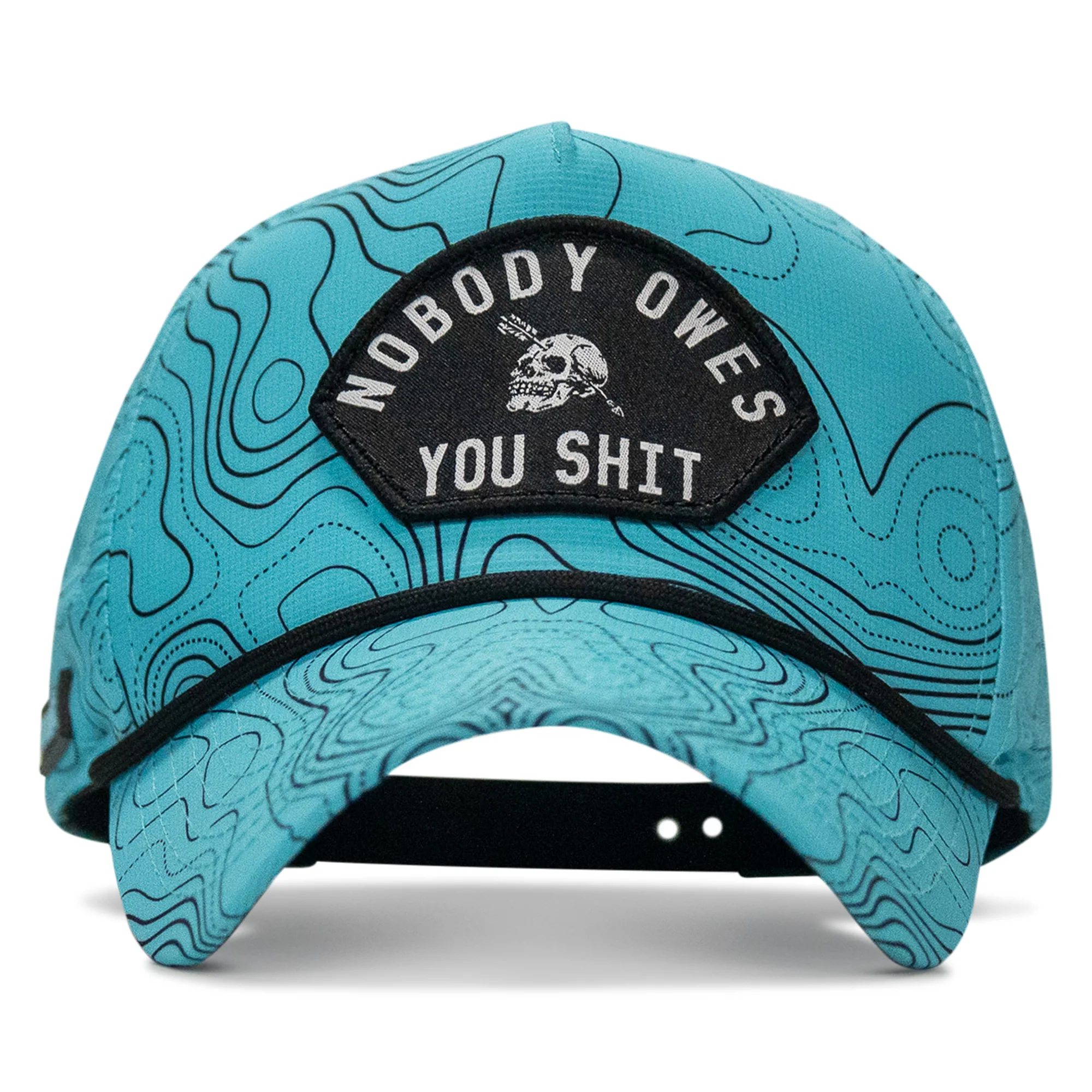 Nobody Owes You Shit Arched Patch Waterproof Weekender Snapback - Image 46