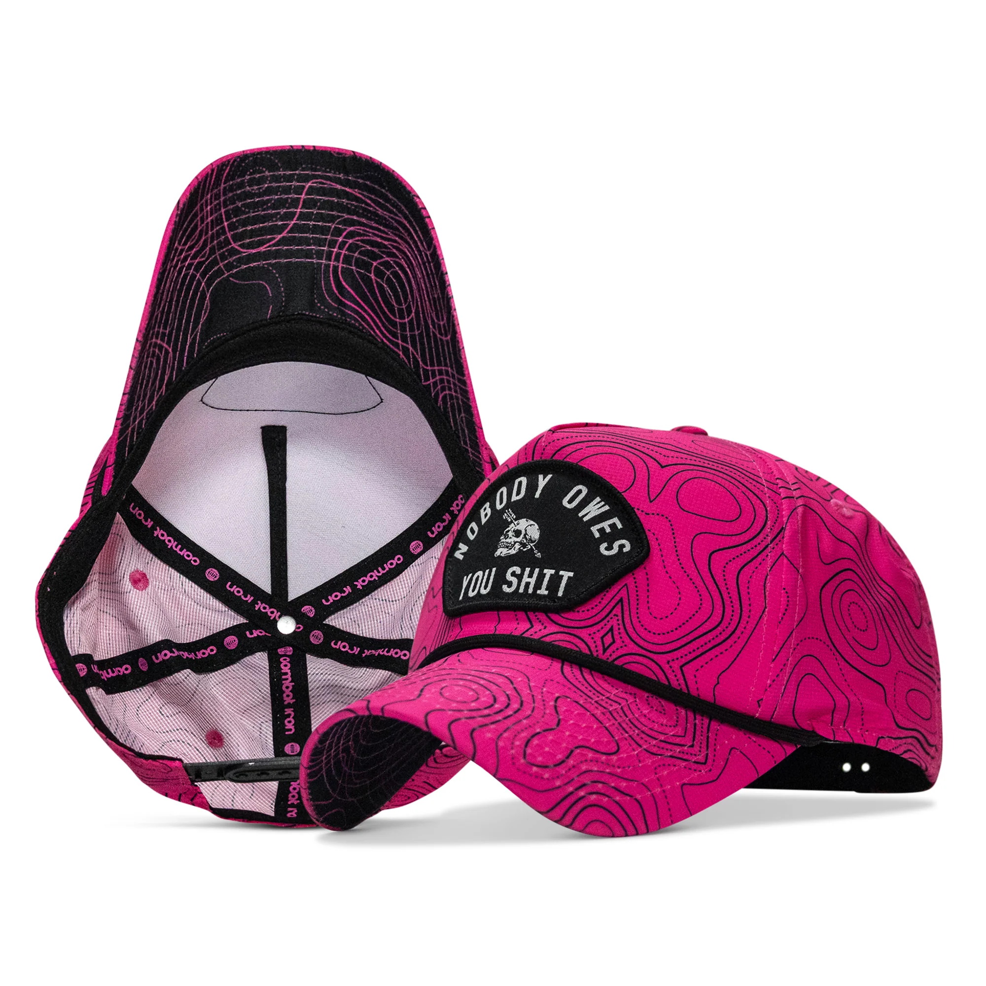 Nobody Owes You Shit Arched Patch Waterproof Weekender Snapback - Image 64