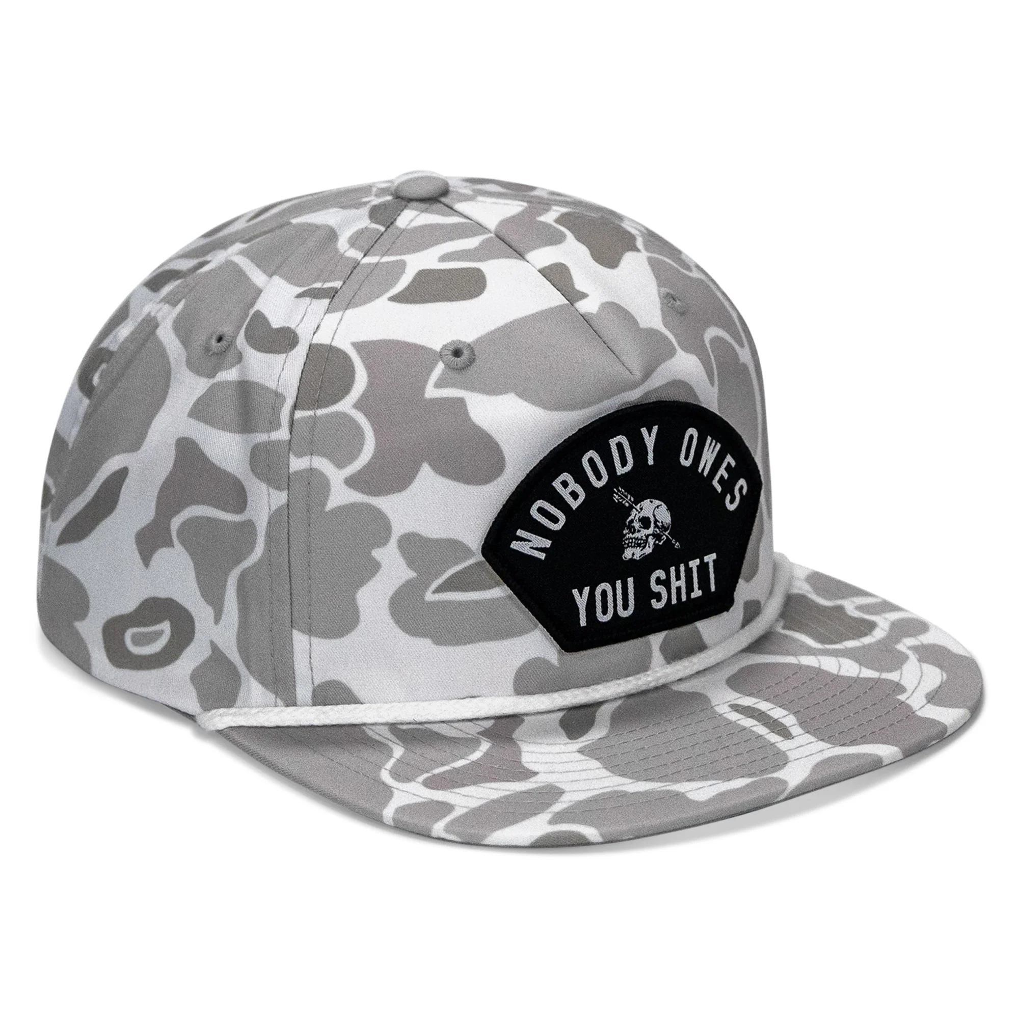 Nobody Owes You Shit Patch Flatbill Hat - Image 3