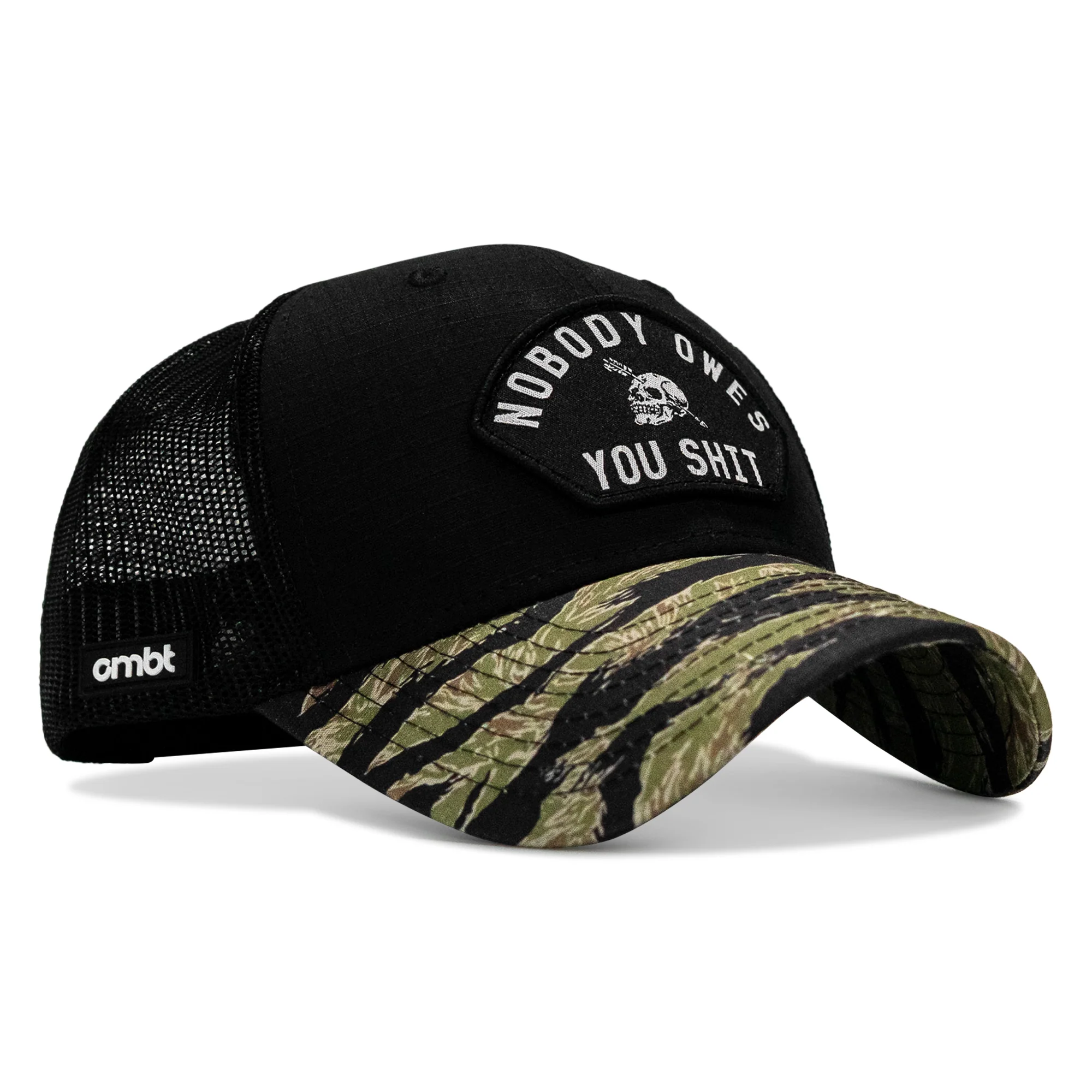 Nobody Owes You Shit Patch Original Ripstop Snapback Hat - Image 12