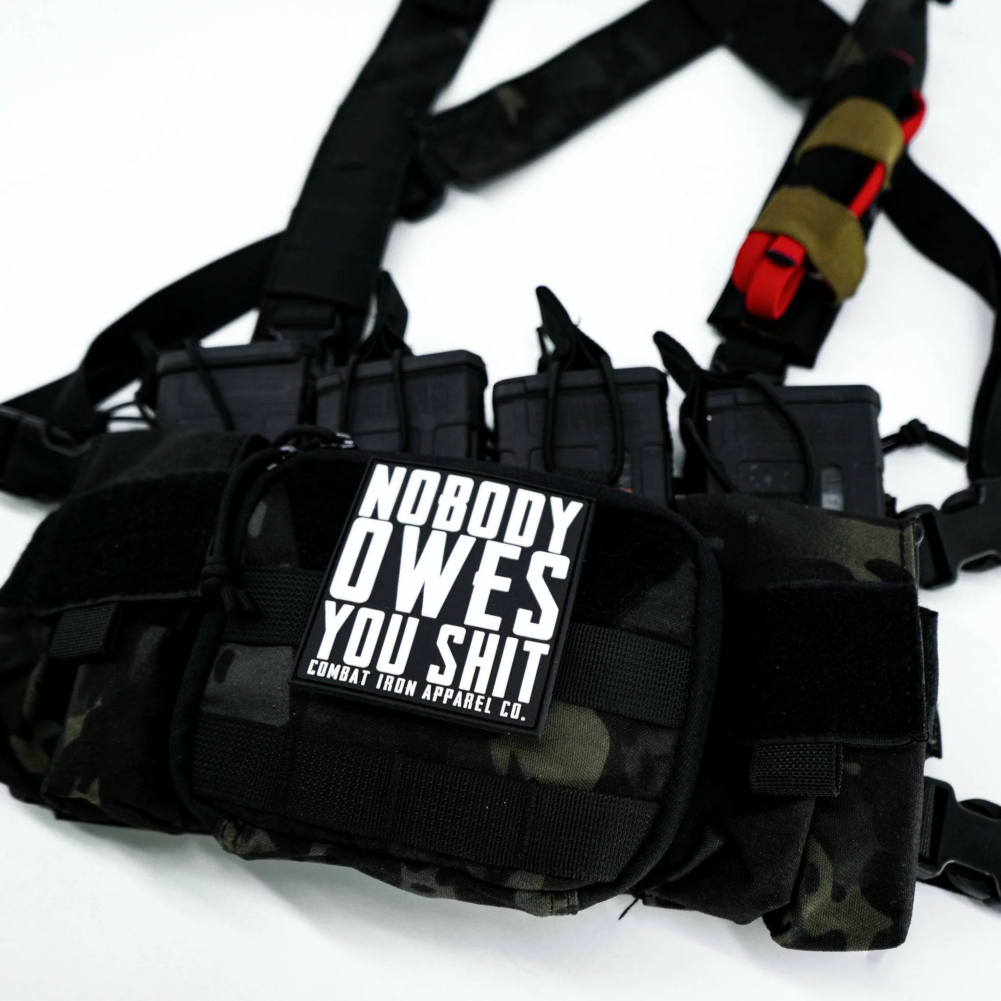 Nobody Owes You Shit PVC Velcro Patch - Image 12