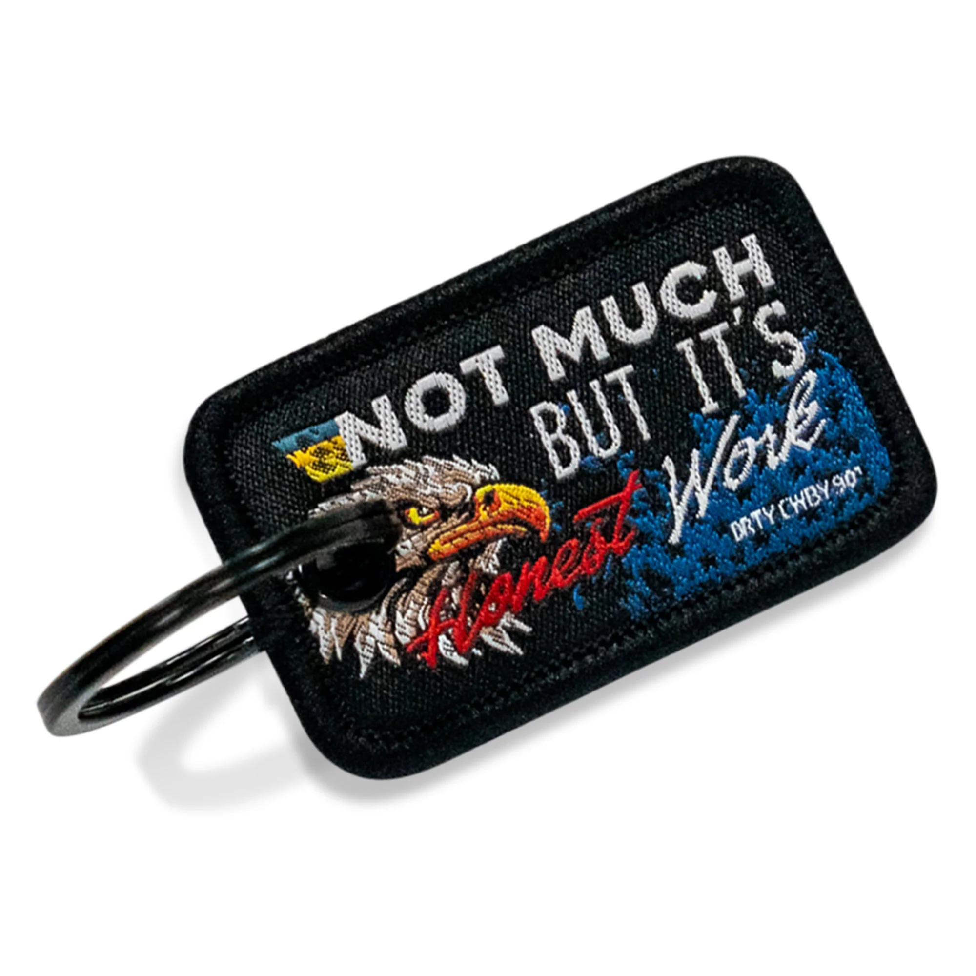 Not Much But It's Honest Work Mini Flight Tag Keychain - Image 6