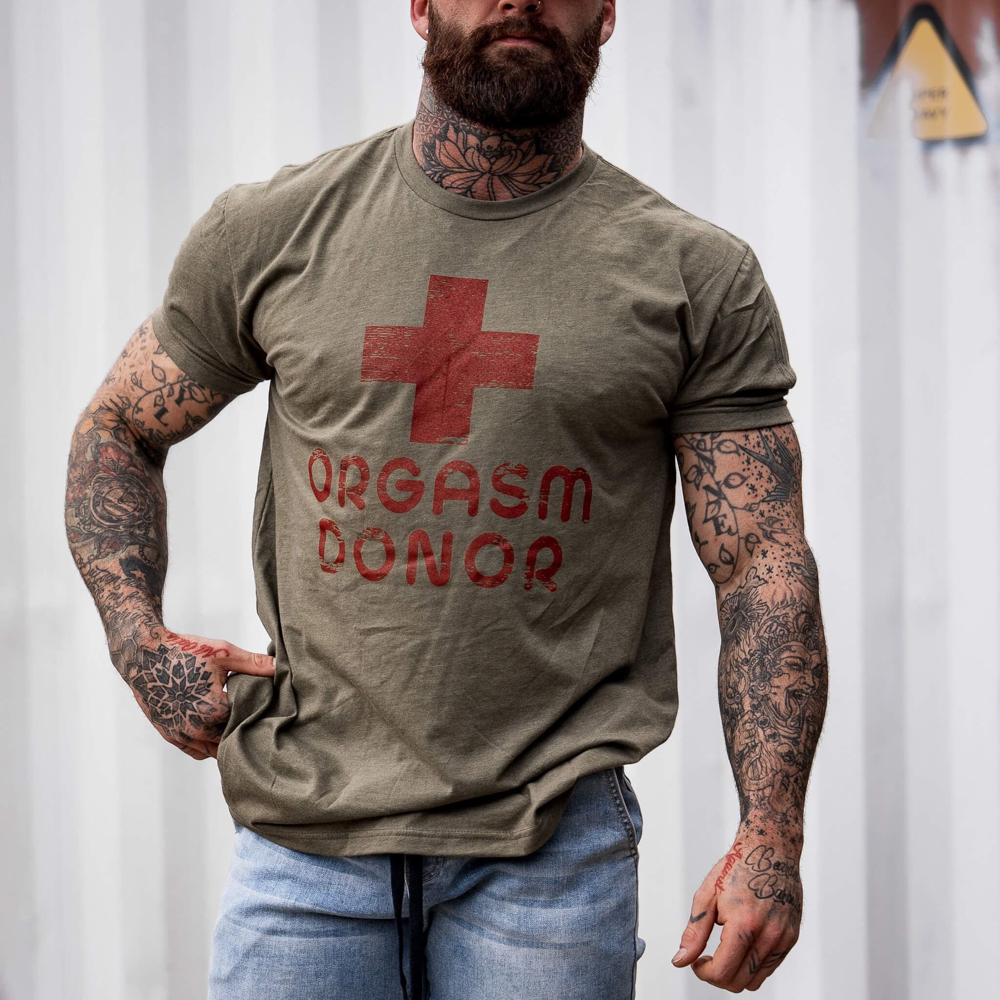 Orgasm Donor Men's T-Shirt - Image 2