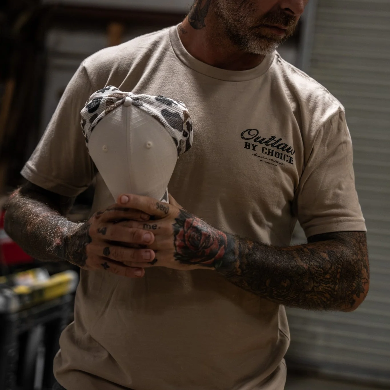 Outlaw By Choice Men's T-Shirt - Image 15