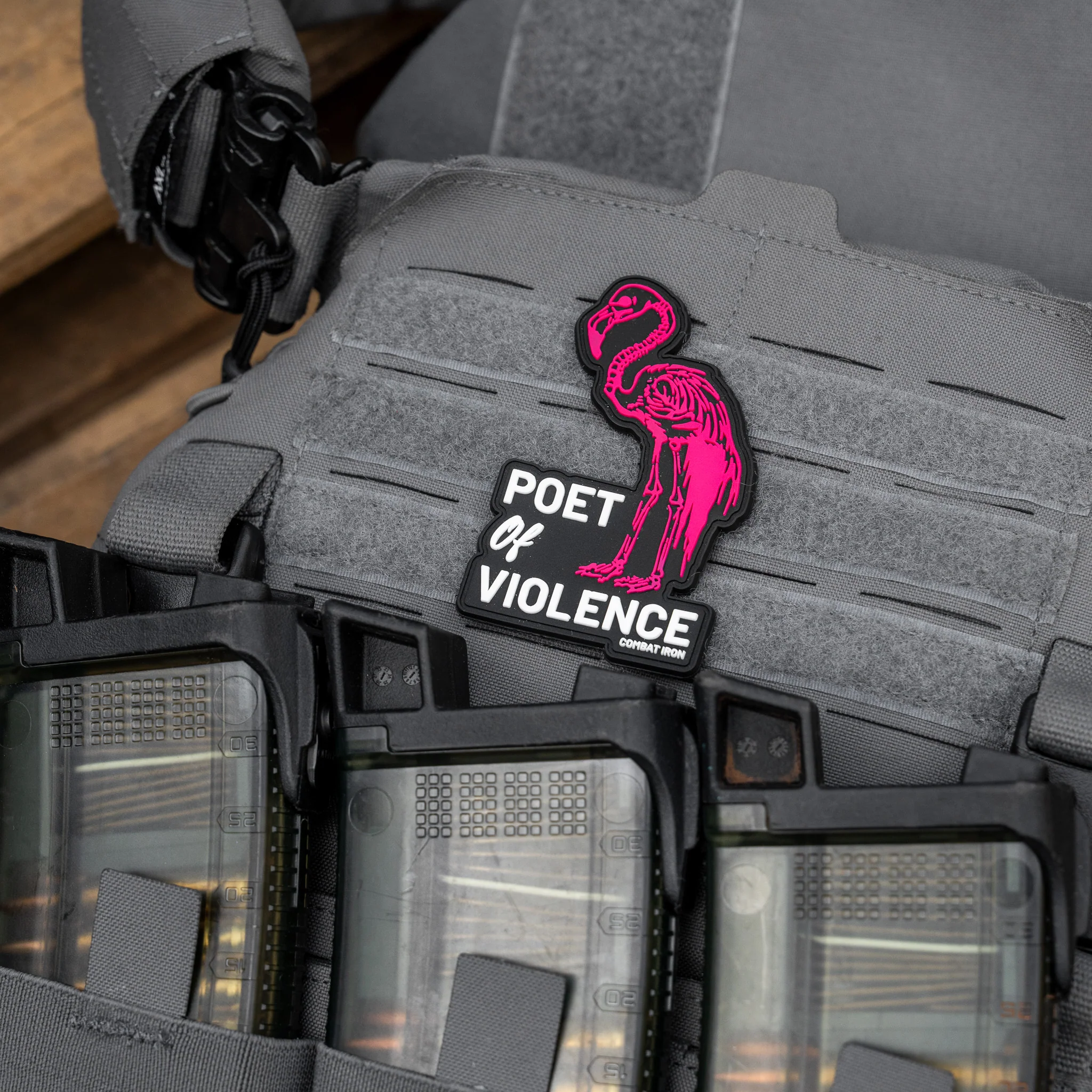 Poet Of Violence PVC Patch - Image 2