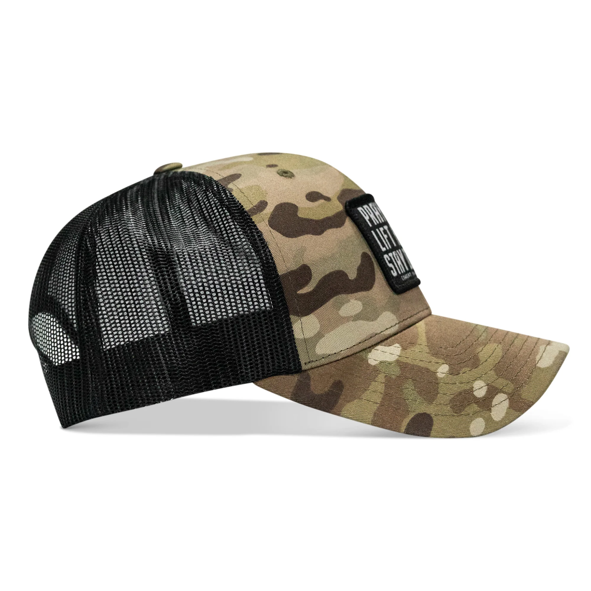 Pray Hard. Lift Heavy. Stay Deadly. Patch Snapback - Image 36