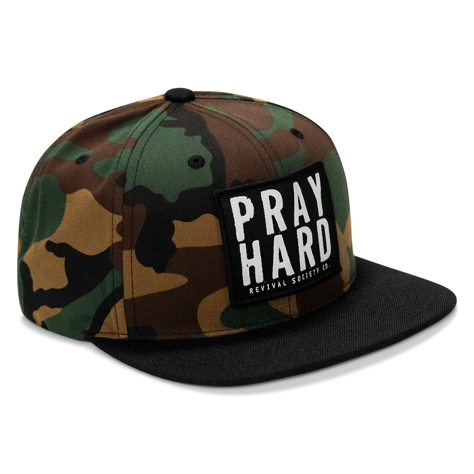 Pray Hard Patch Flatbill Hat - Image 28