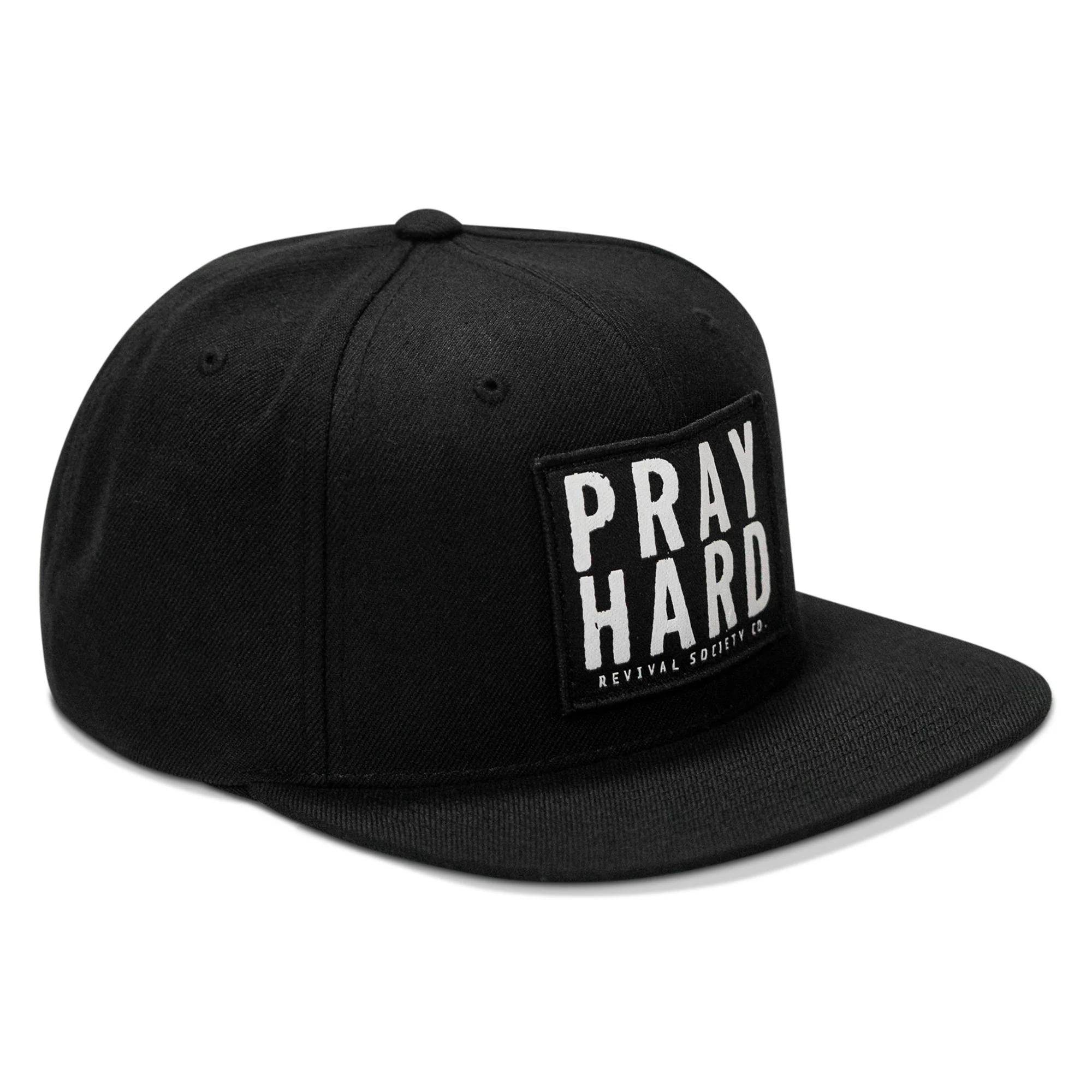 Pray Hard Patch Flatbill Hat - Image 60