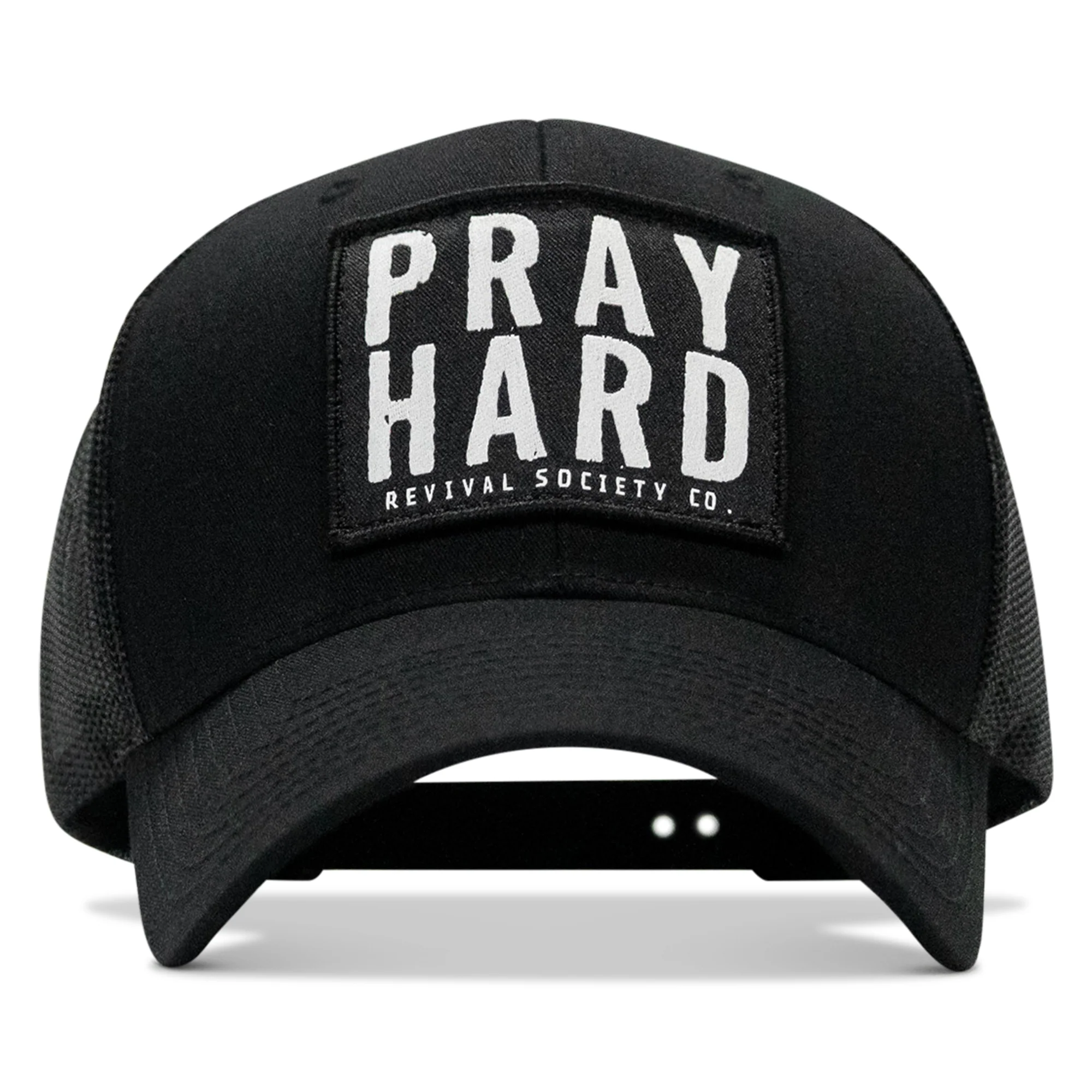 Pray Hard Patch Snapback Hat