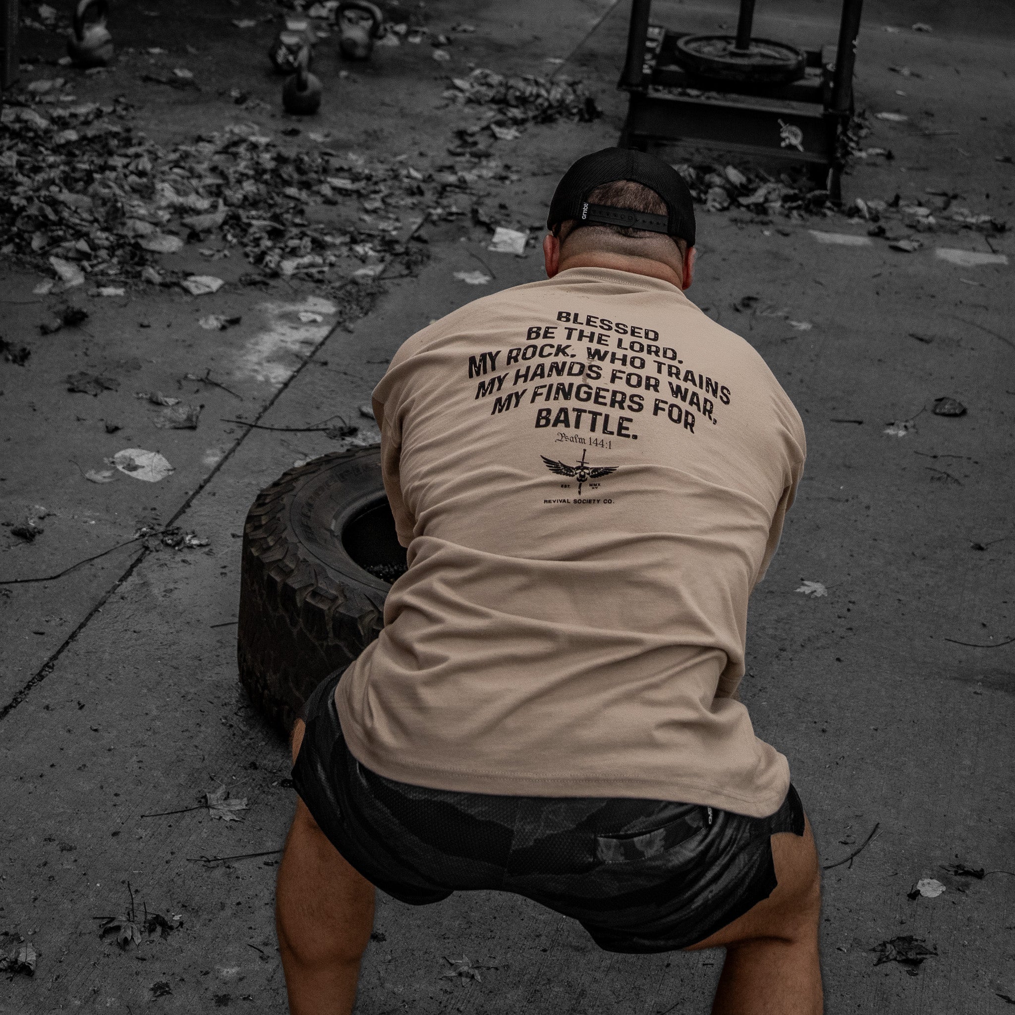 Psalm 144:1 Men's T-Shirt - Image 20