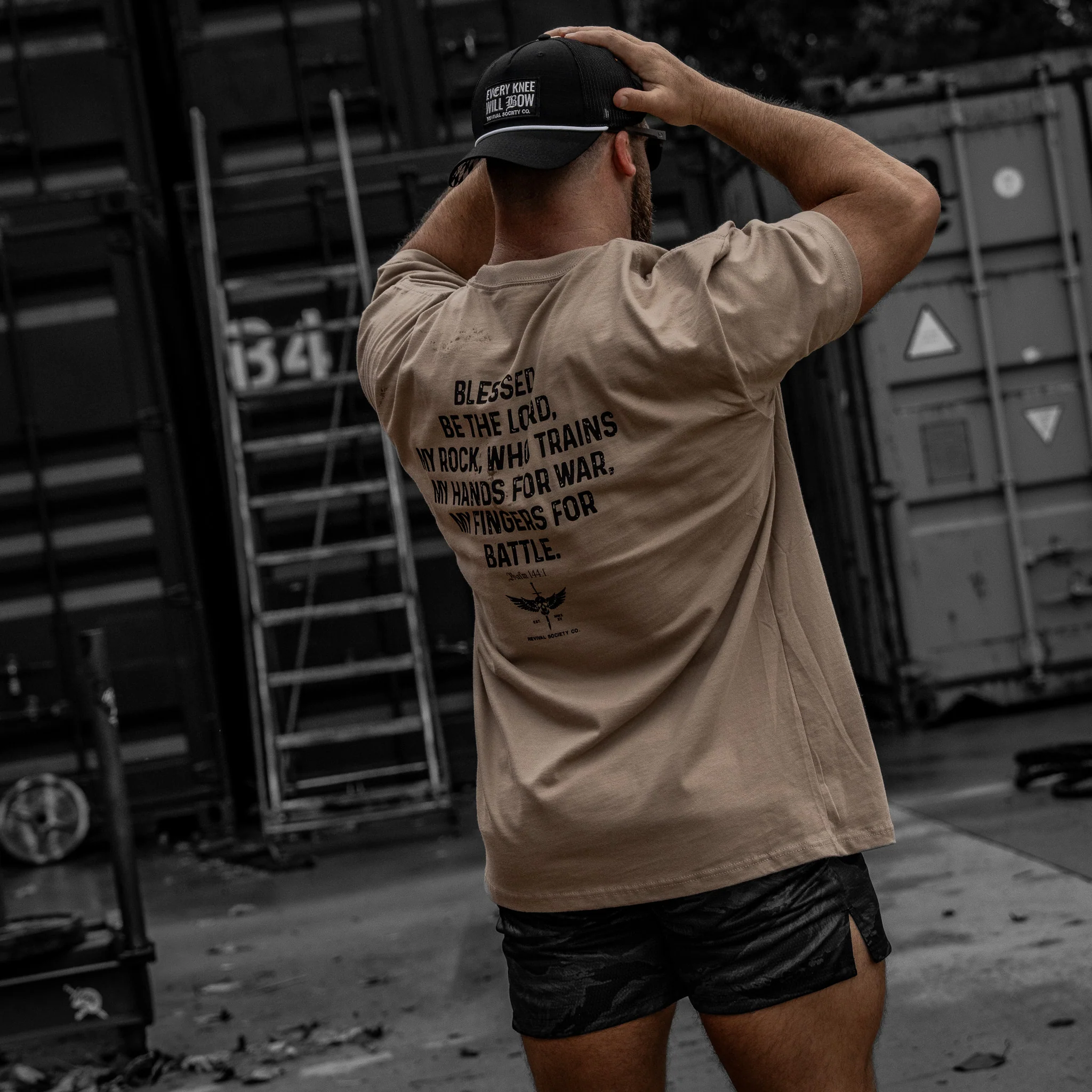 Psalm 144:1 Men's T-Shirt - Image 21