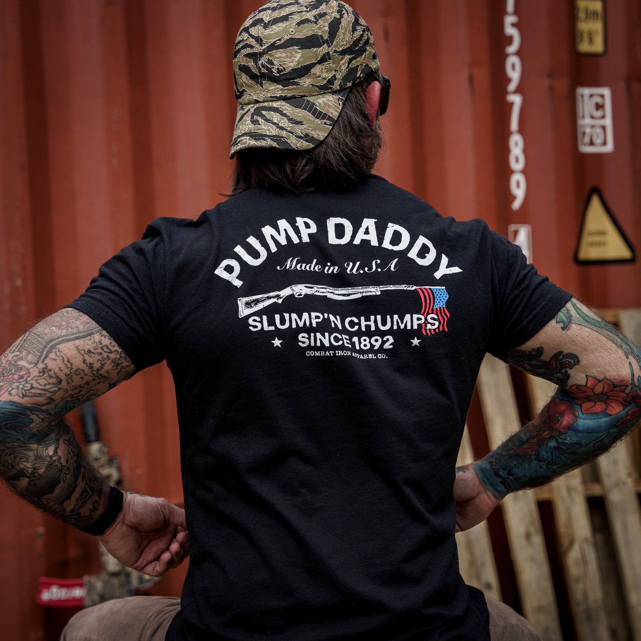 Pump Daddy Original Men's T-Shirt - Image 2