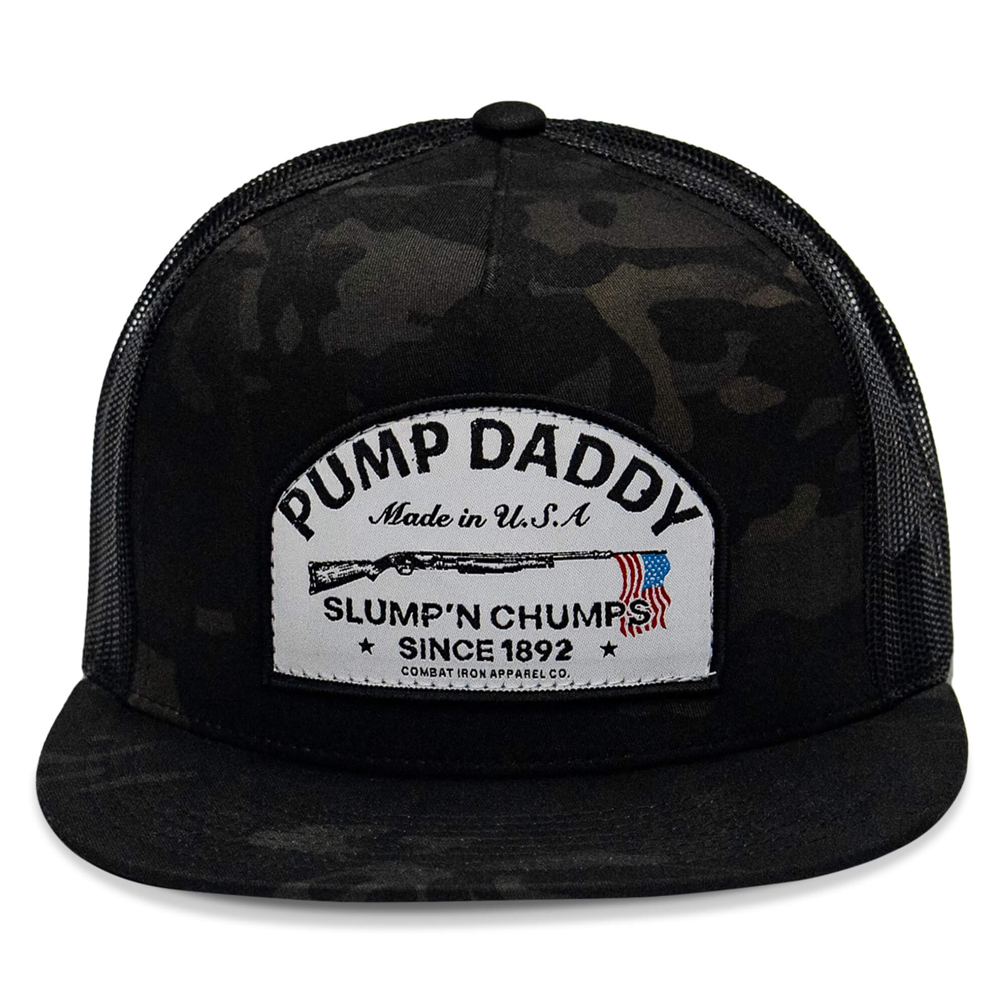 Pump Daddy Original Patch Flat Bill SnapBack Hat - Image 8