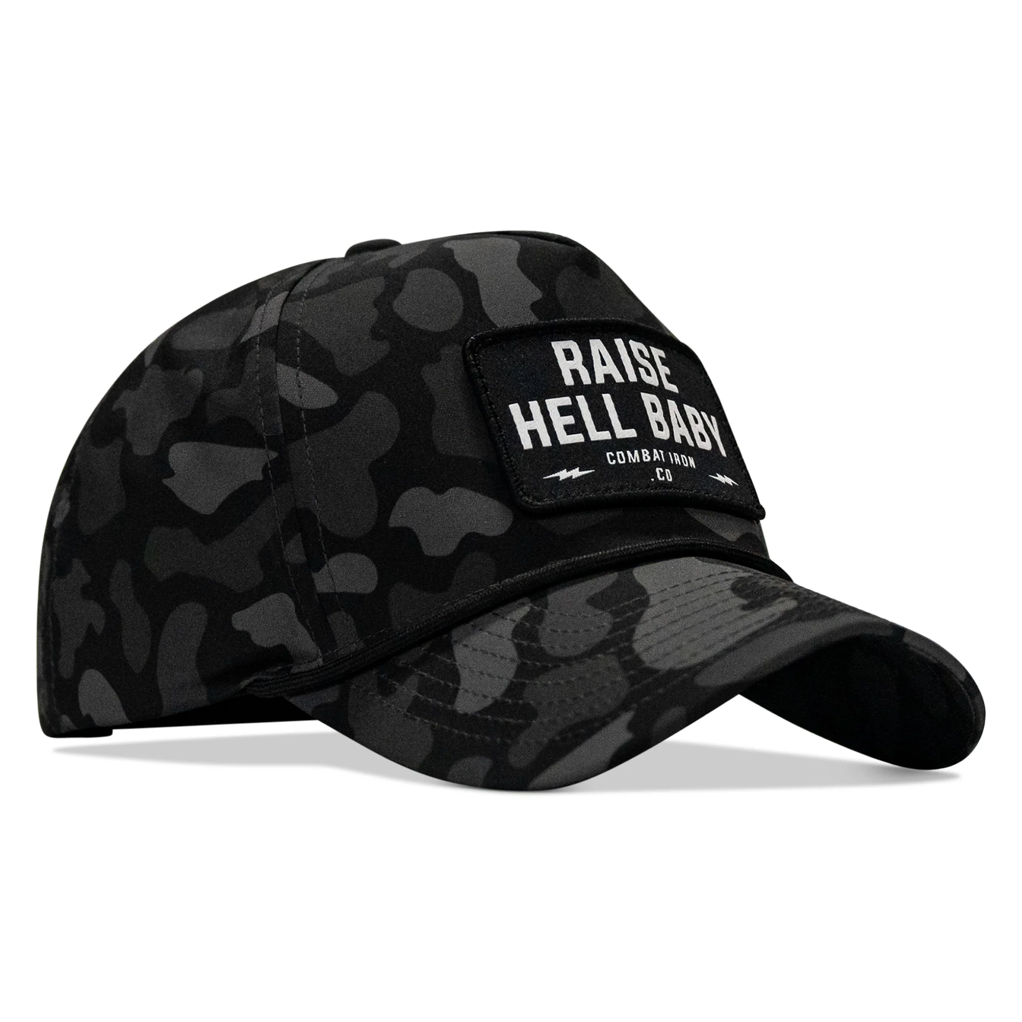 Raise Hell Baby 5 Pannel Rope Snapback Hat - Image 11