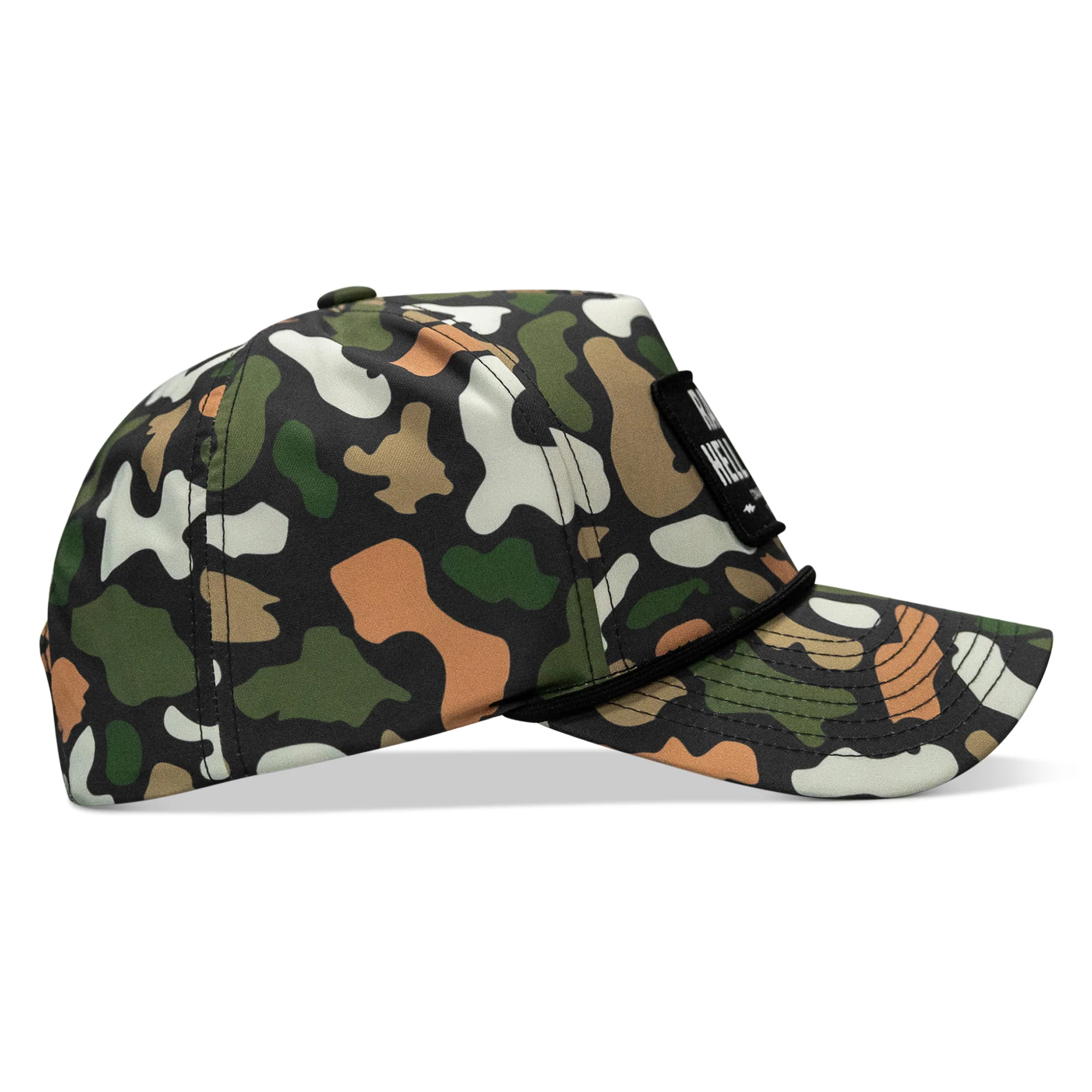 Raise Hell Baby 5 Pannel Rope Snapback Hat - Image 5