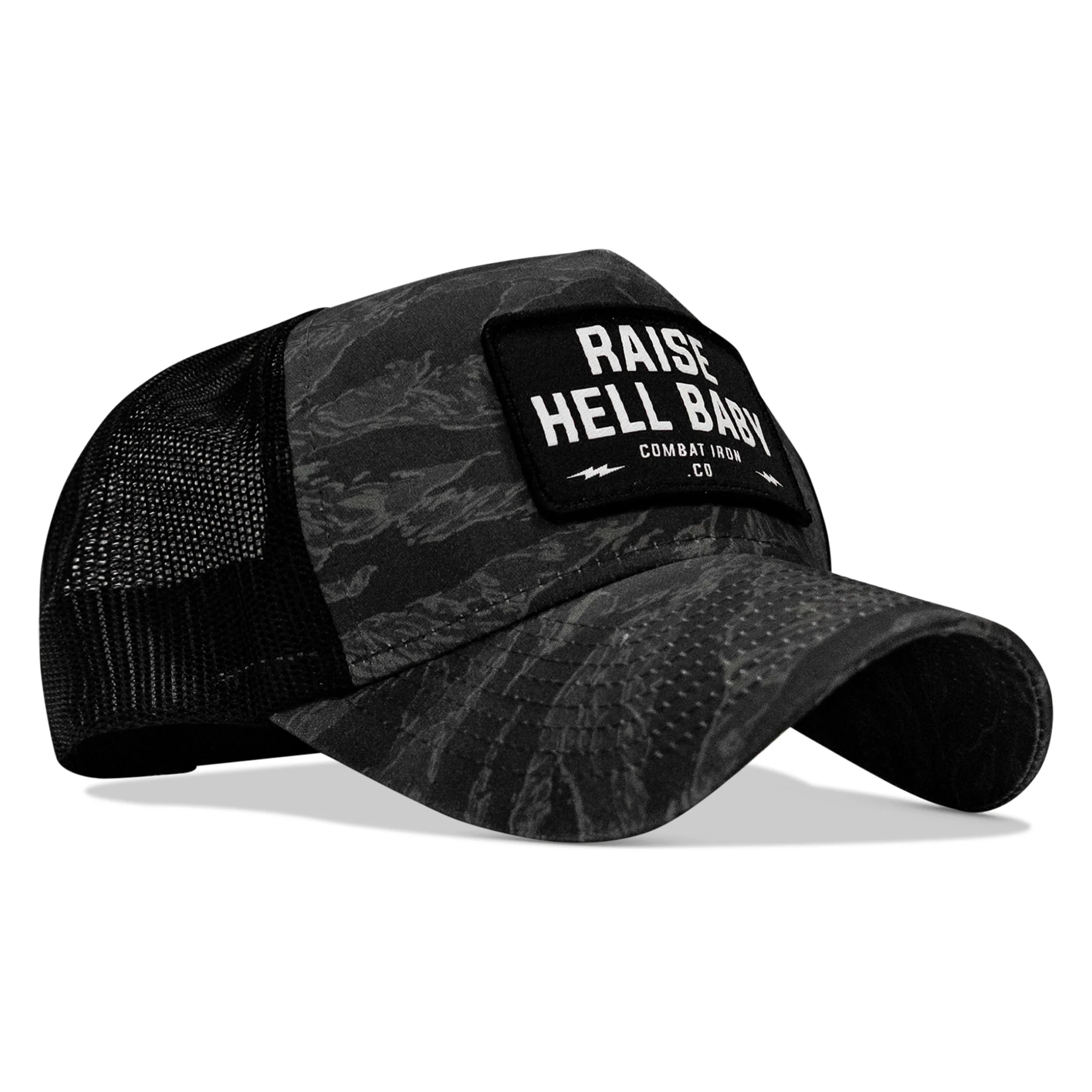 Raise Hell Baby Patch Five Panel Breacher Snapback Hat - Image 3