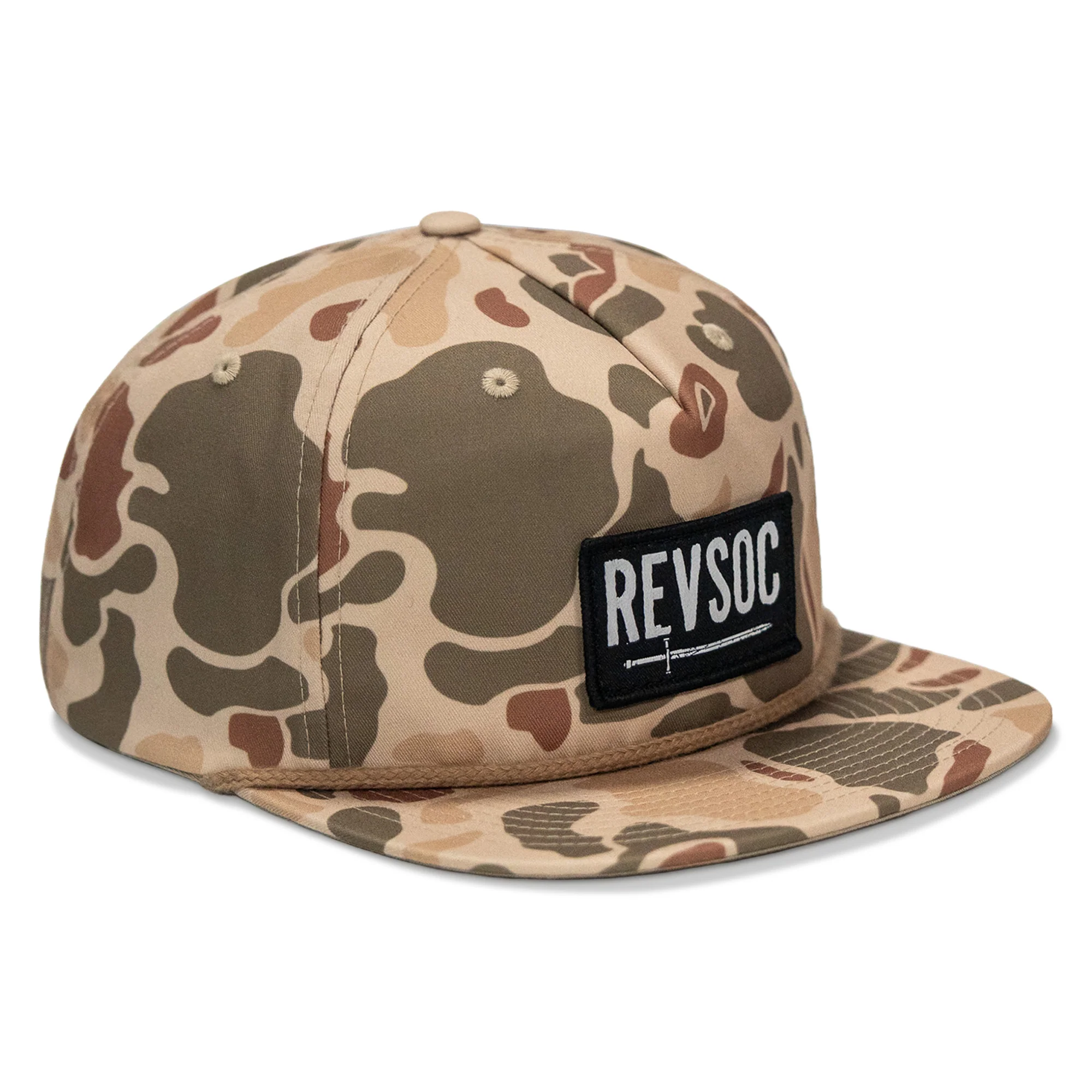 REVSOC Classic Patch Flatbill Hat - Image 66