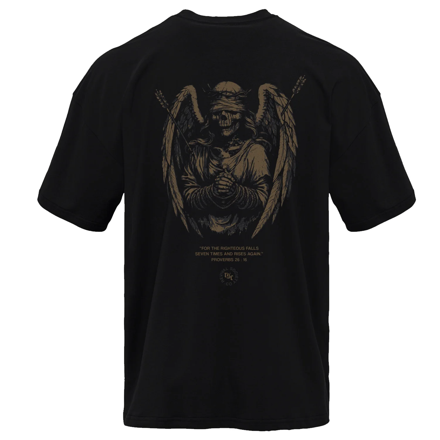 Righteous Falls Seven Times Men's T-Shirt