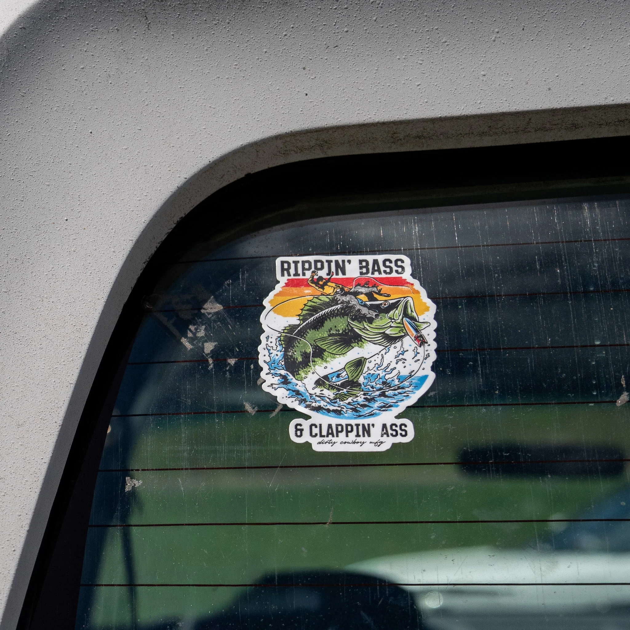 Rippin' Bass & Clappin' Ass Decal - Image 3