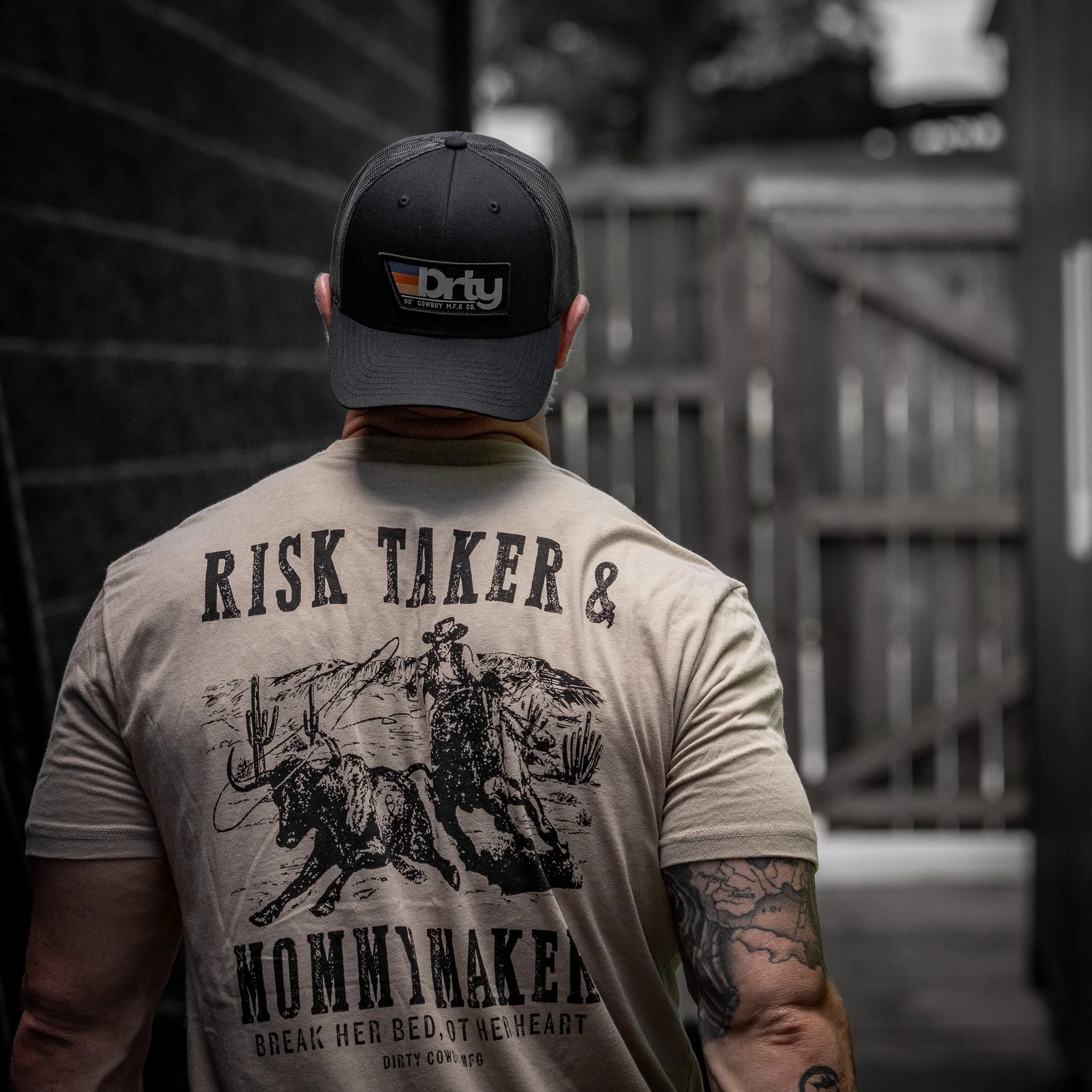 Risk Taker & Mommy Maker Men's T-Shirt - Image 2