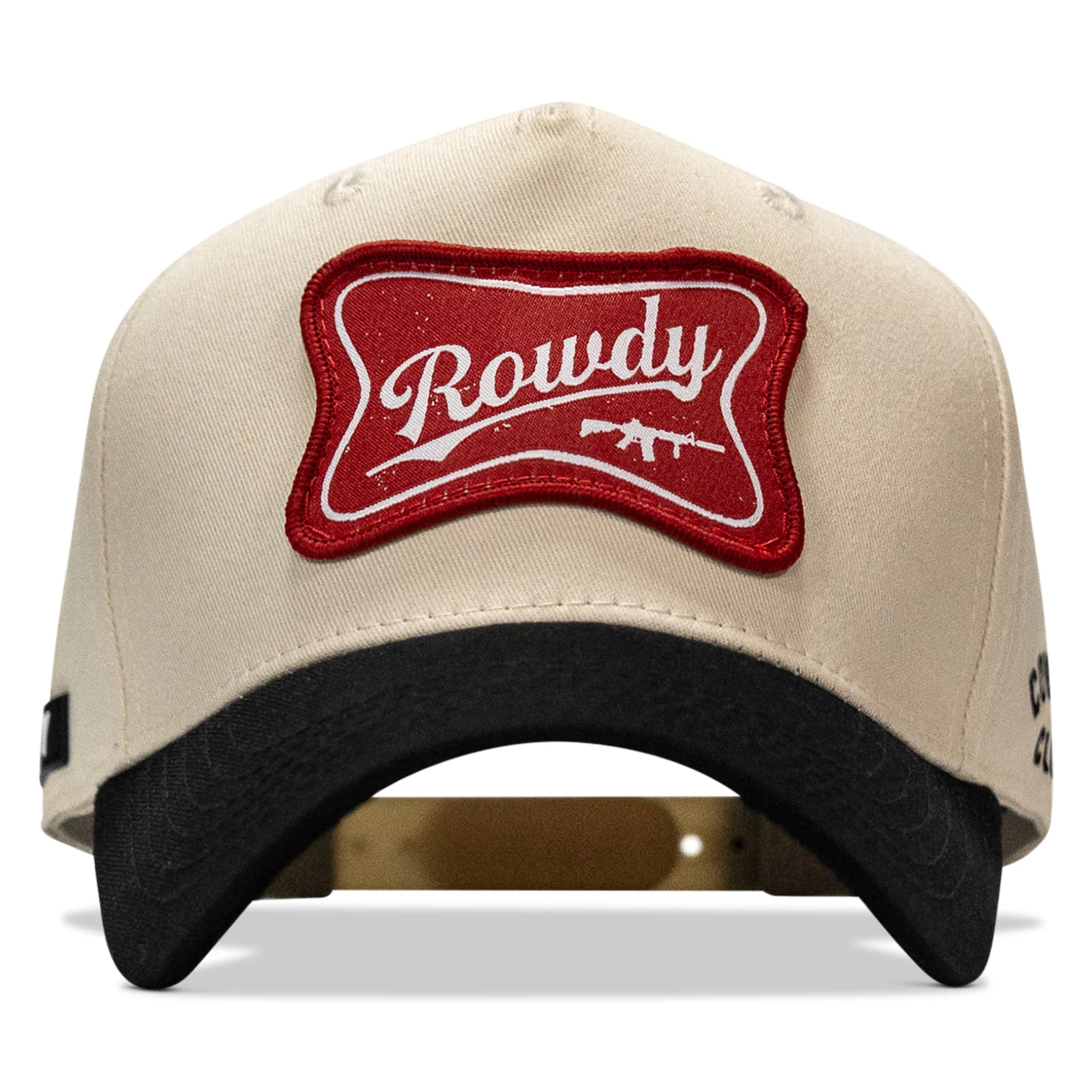 Rowdy Beer Patch Classic 5 Pannel Snapback Hat