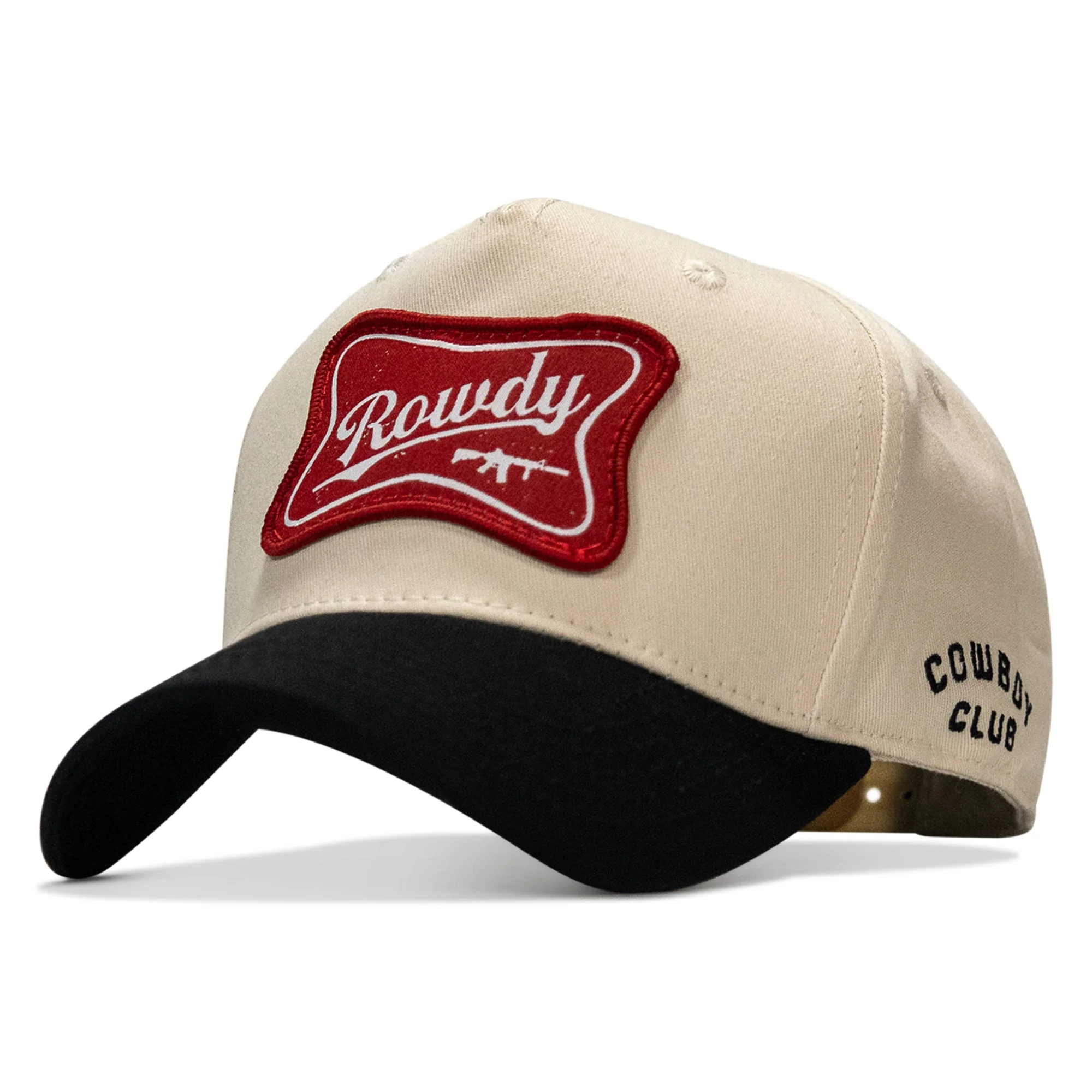Rowdy Beer Patch Classic 5 Pannel Snapback Hat - Image 2