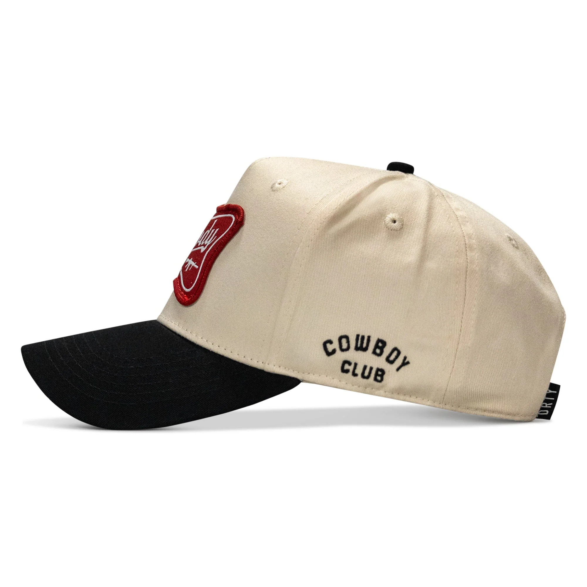 Rowdy Beer Patch Classic 5 Pannel Snapback Hat - Image 4