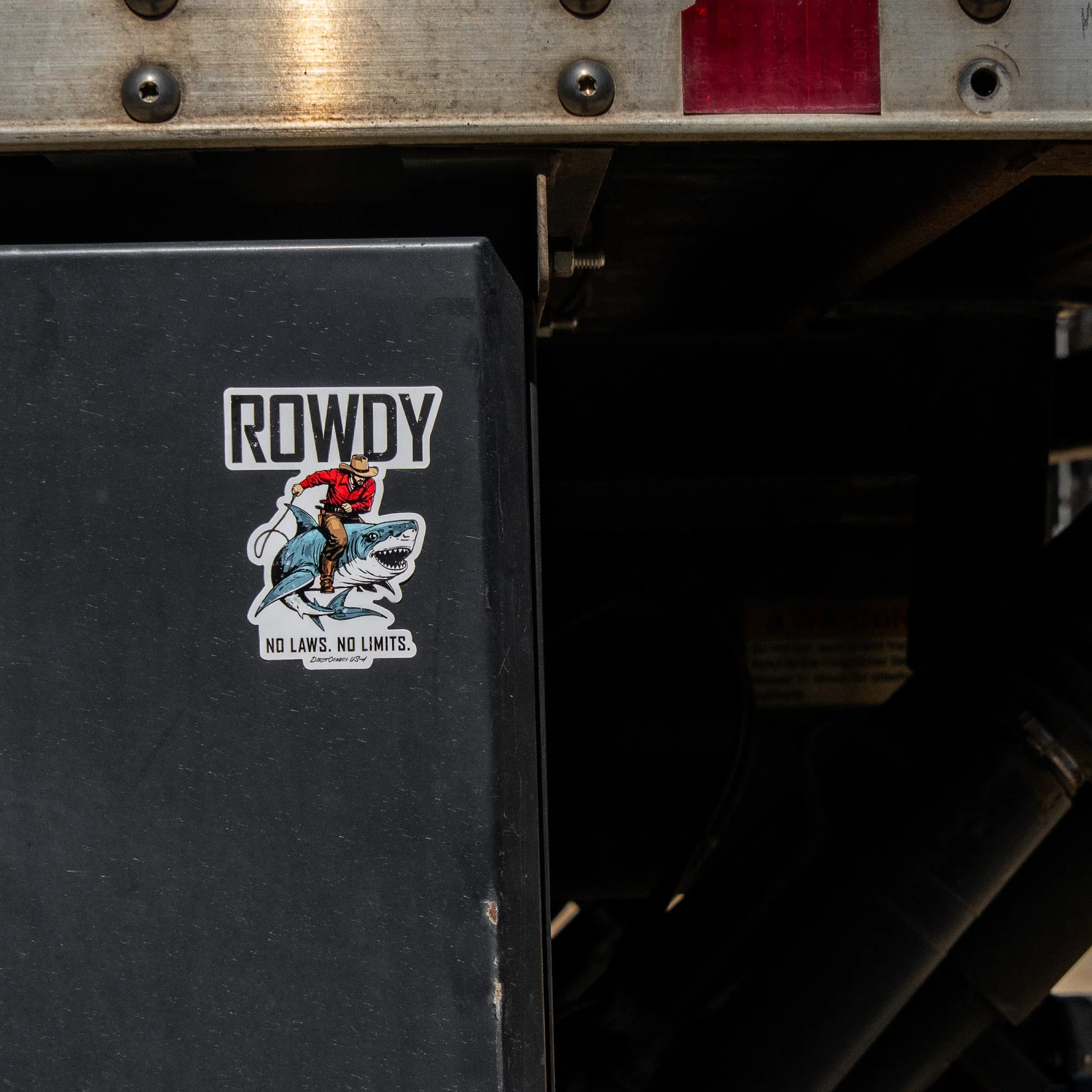 Rowdy No Laws. No Limits. Decal - Image 5