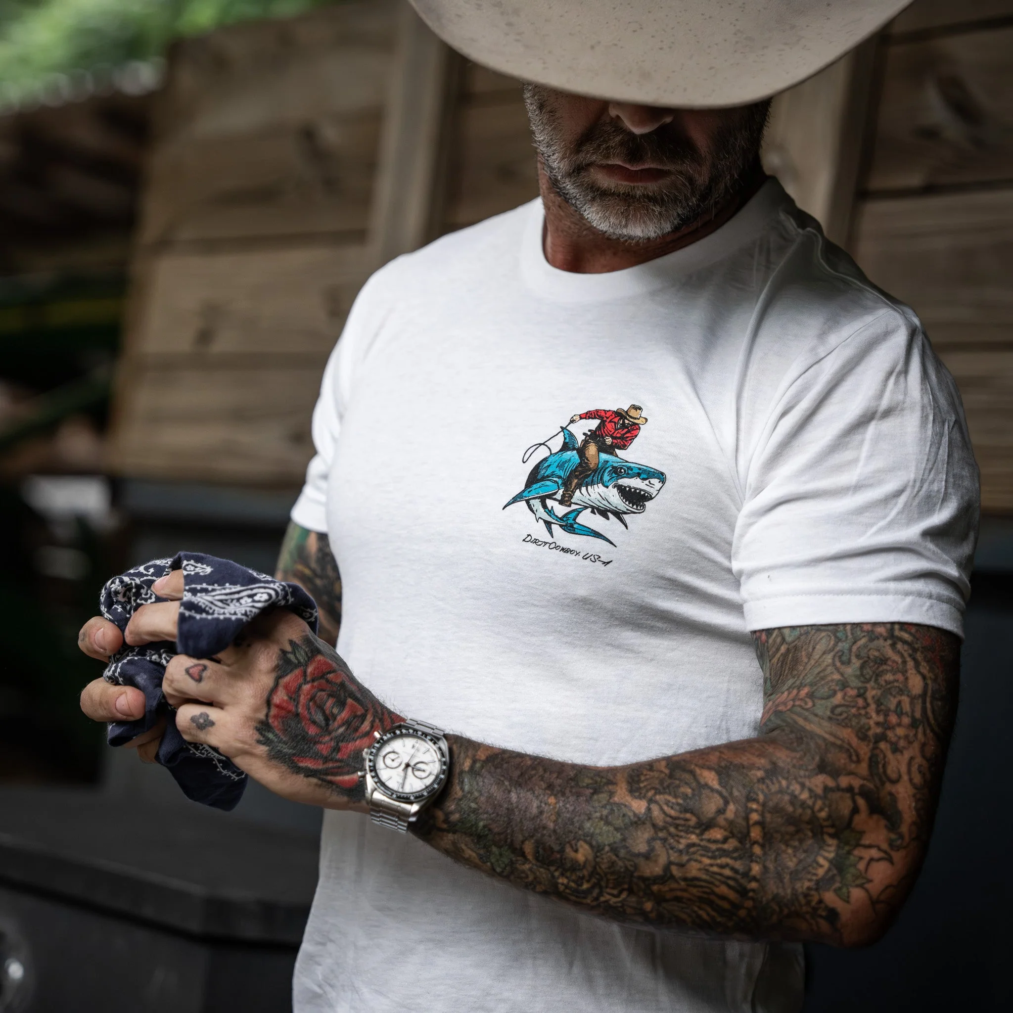 Rowdy No Limits. No Laws. Men's T-Shirt - Image 7