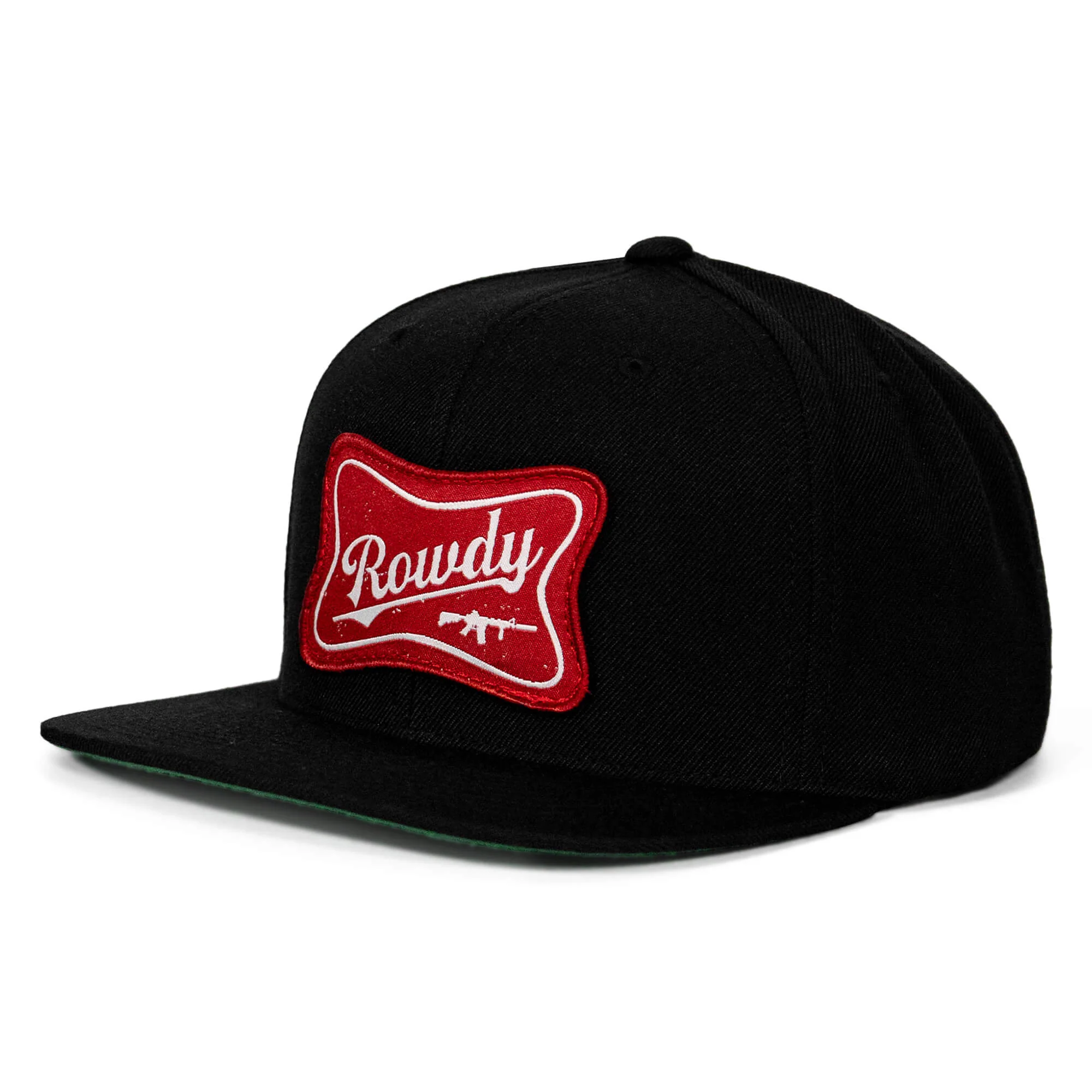 Rowdy Patch Flat Bill SnapBack Hat - Image 3