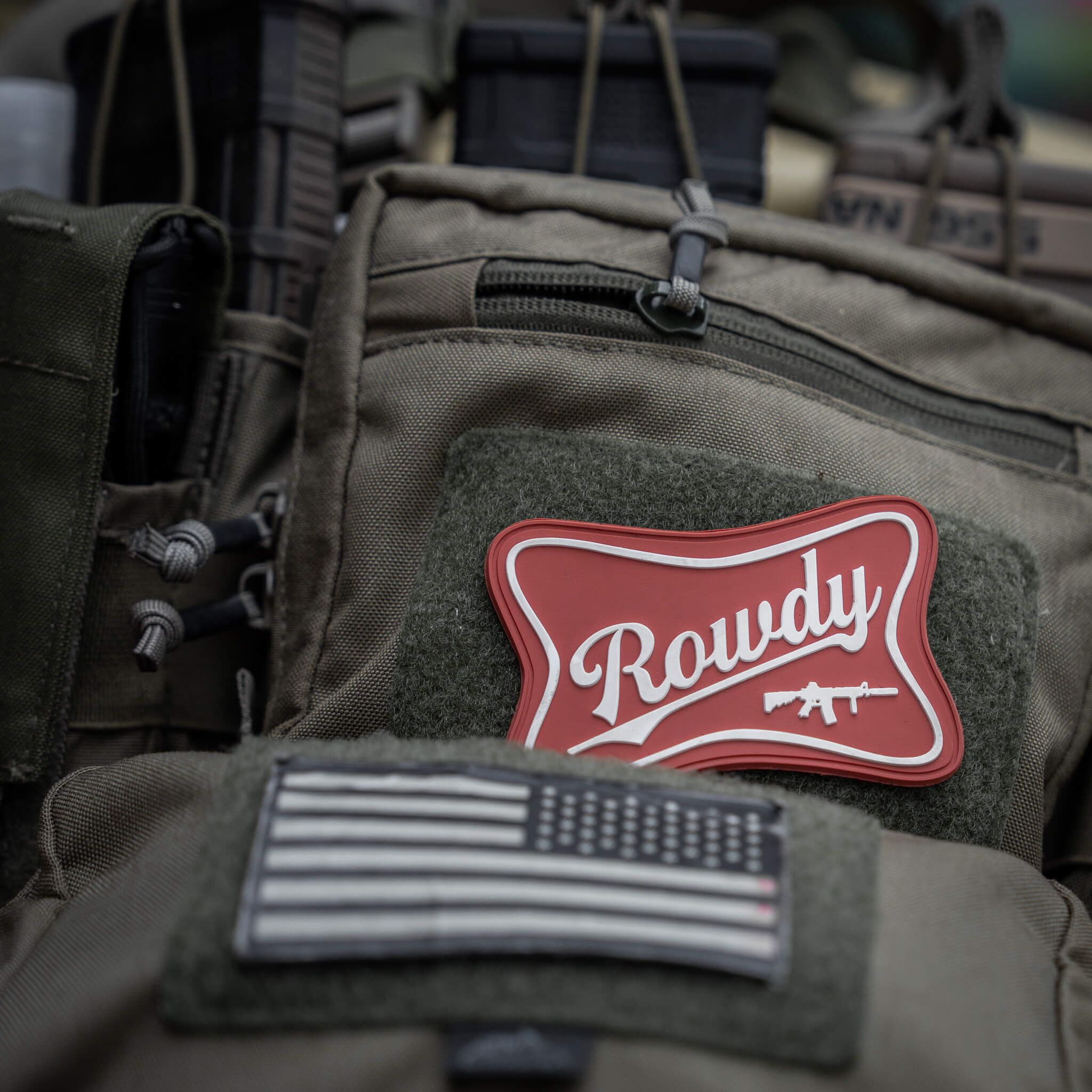 Rowdy PVC Velcro Patch - Image 8