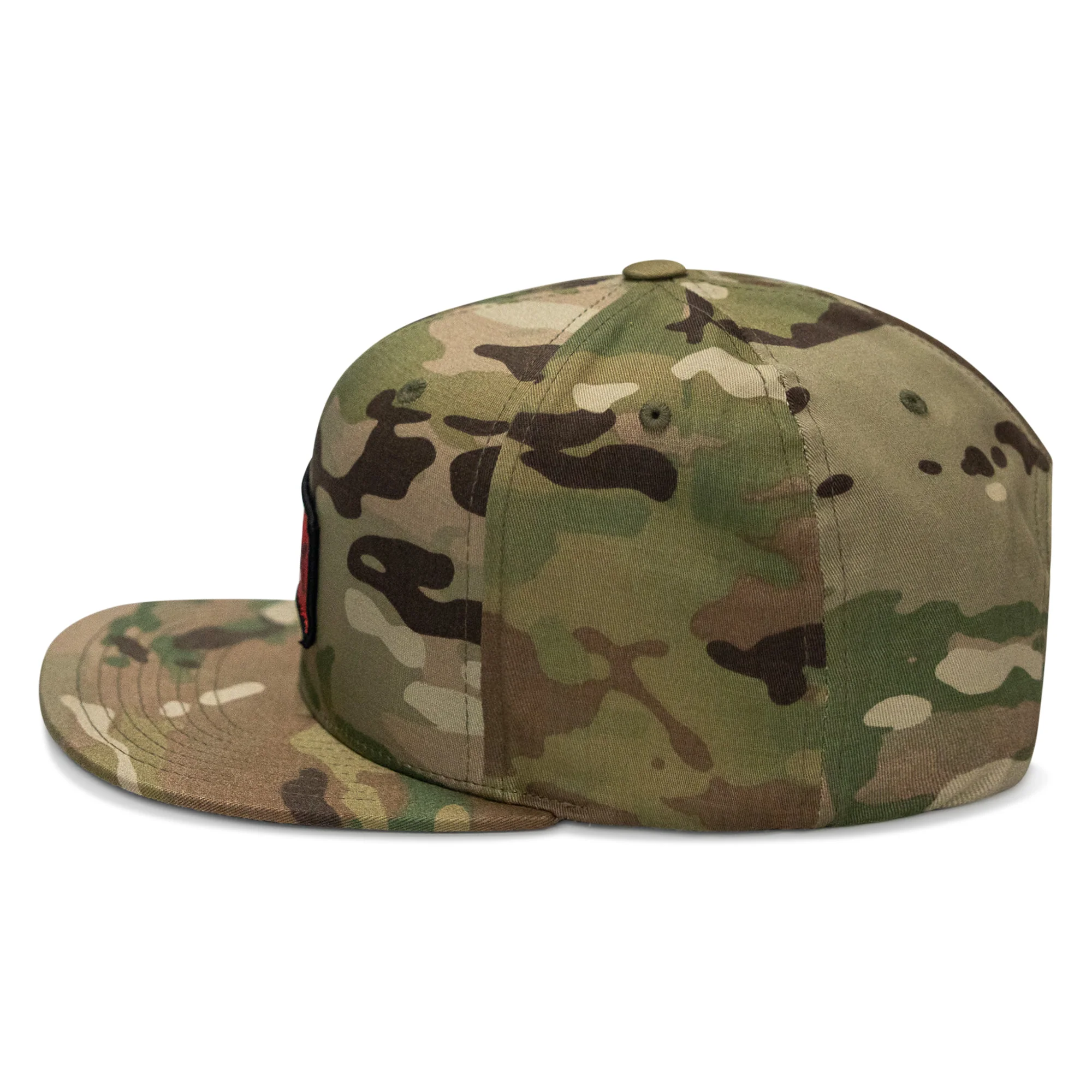 RSC Classic Red Diamond Velcro Patch Flatbill Hat - Image 20