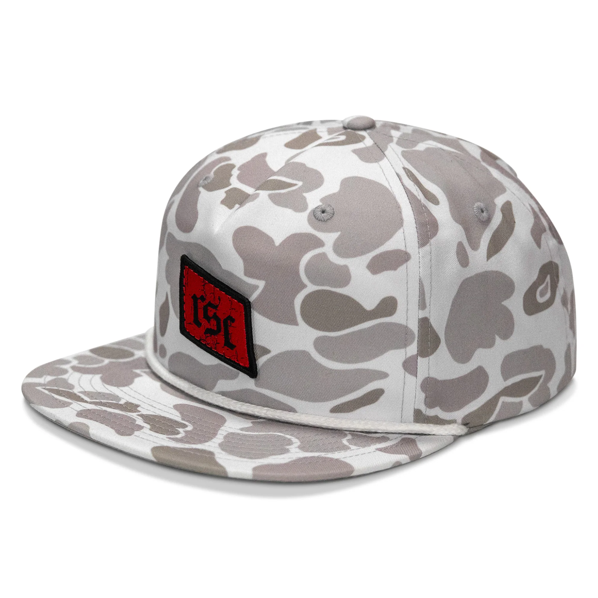 RSC Classic Red Diamond Velcro Patch Flatbill Hat - Image 23