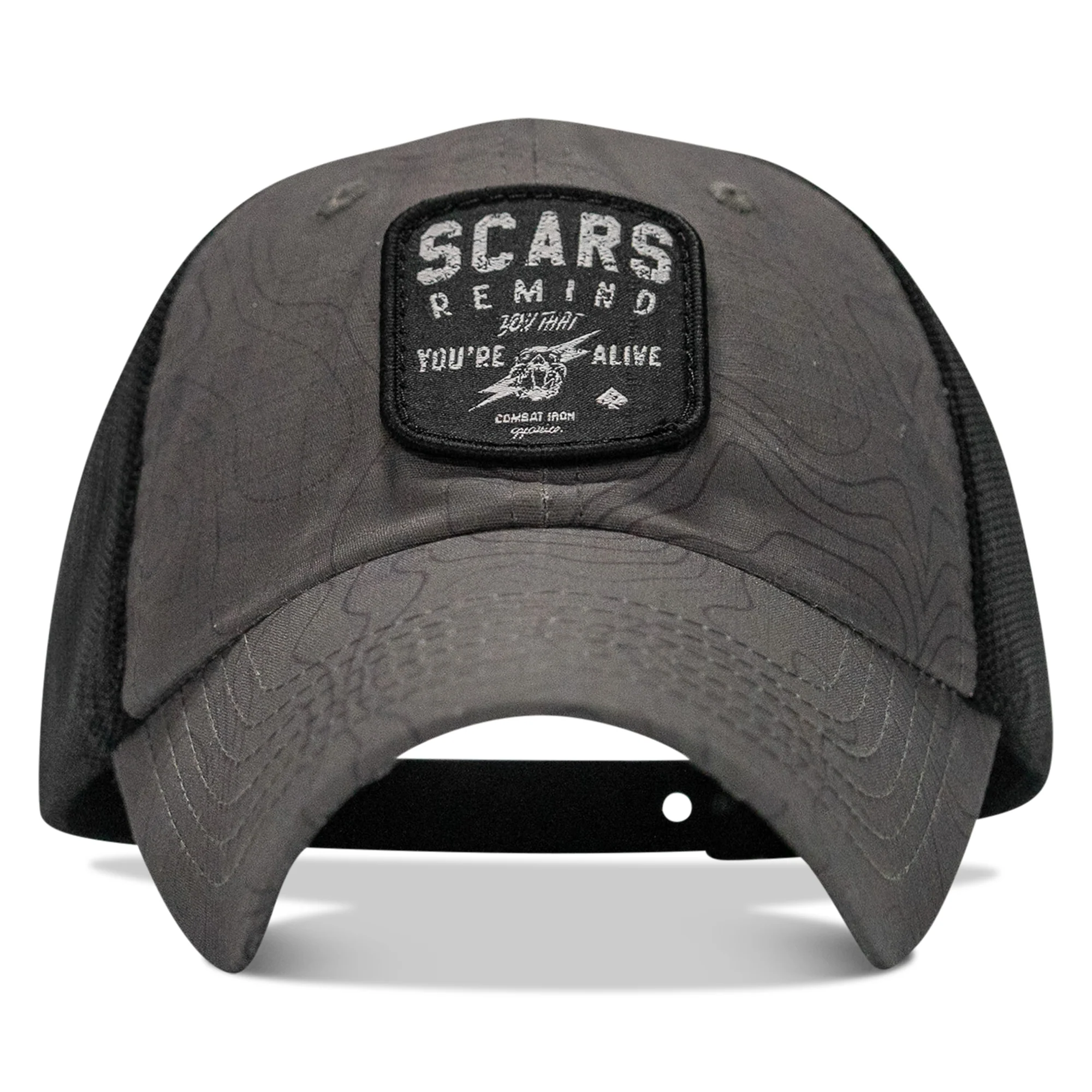 Scars Remind You You're Alive Patch Tactical Ripstop Mesh Snapback Hat - Image 20