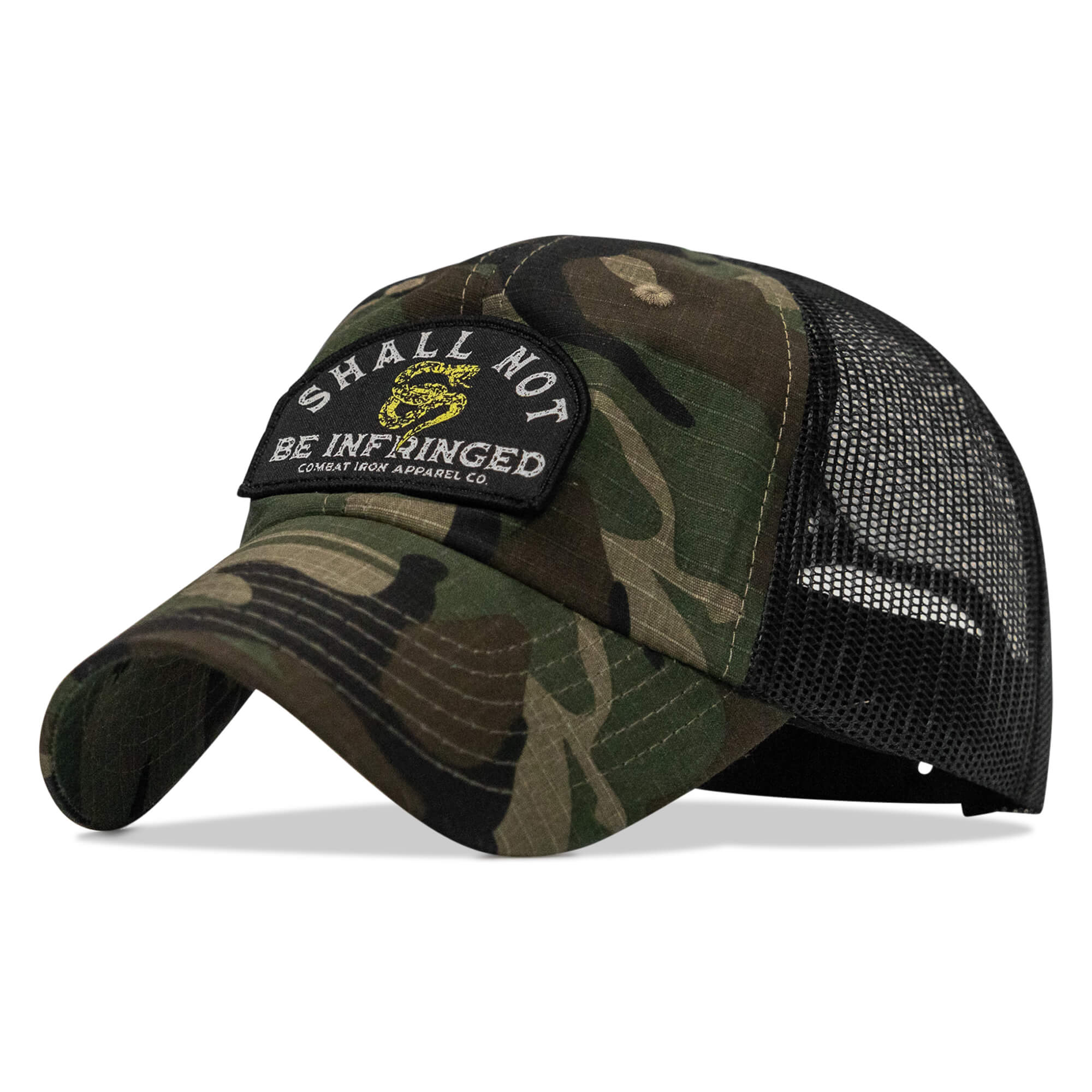 Shall Not Be Infringed Patch Tactical Ripstop Mesh Snapback Hat - Image 8