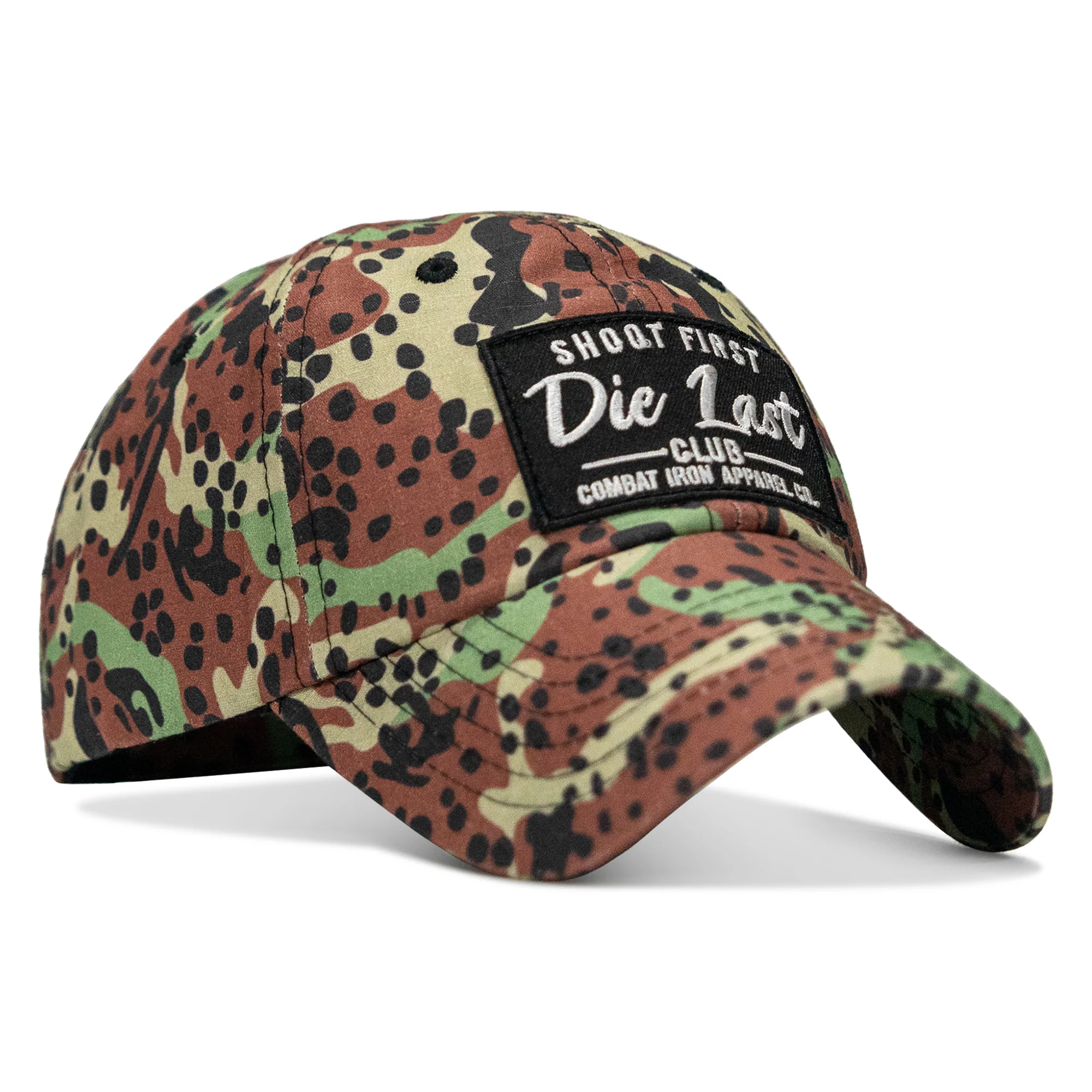 Shoot First. Die Last. Club Patch Tactical Ripstop Mesh Snapback Hat - Image 58