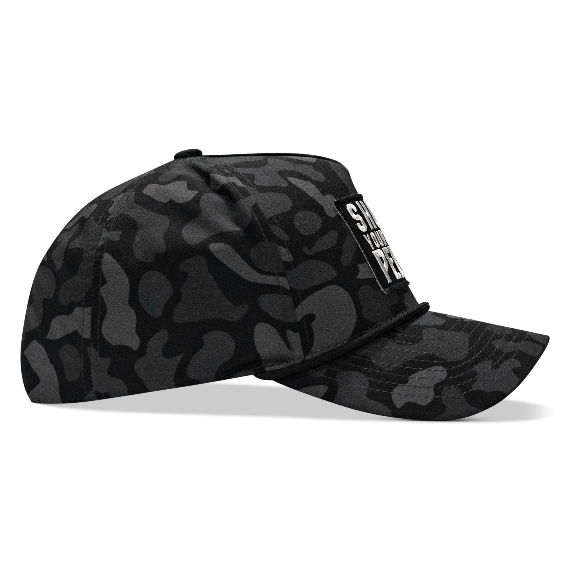 Shoot Your Local Pedos 5 Pannel Rope Snapback Hat - Image 5