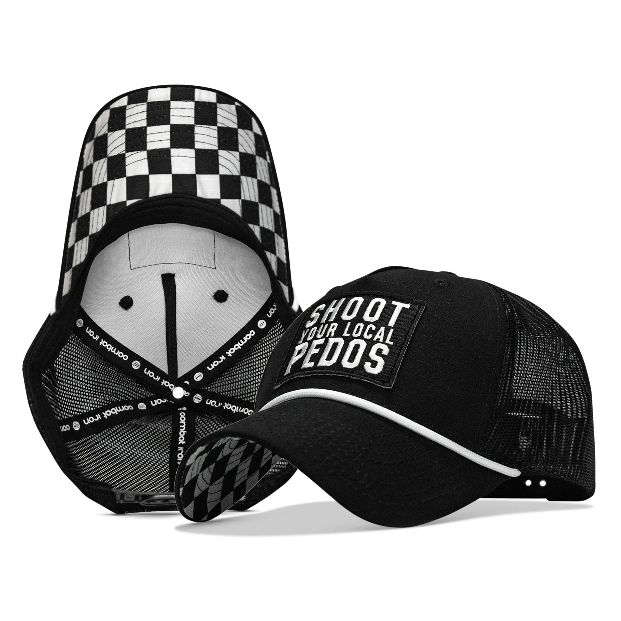 Shoot Your Local Pedos Classic 5 Panel Ripstop Rope Snapback Hat - Image 2