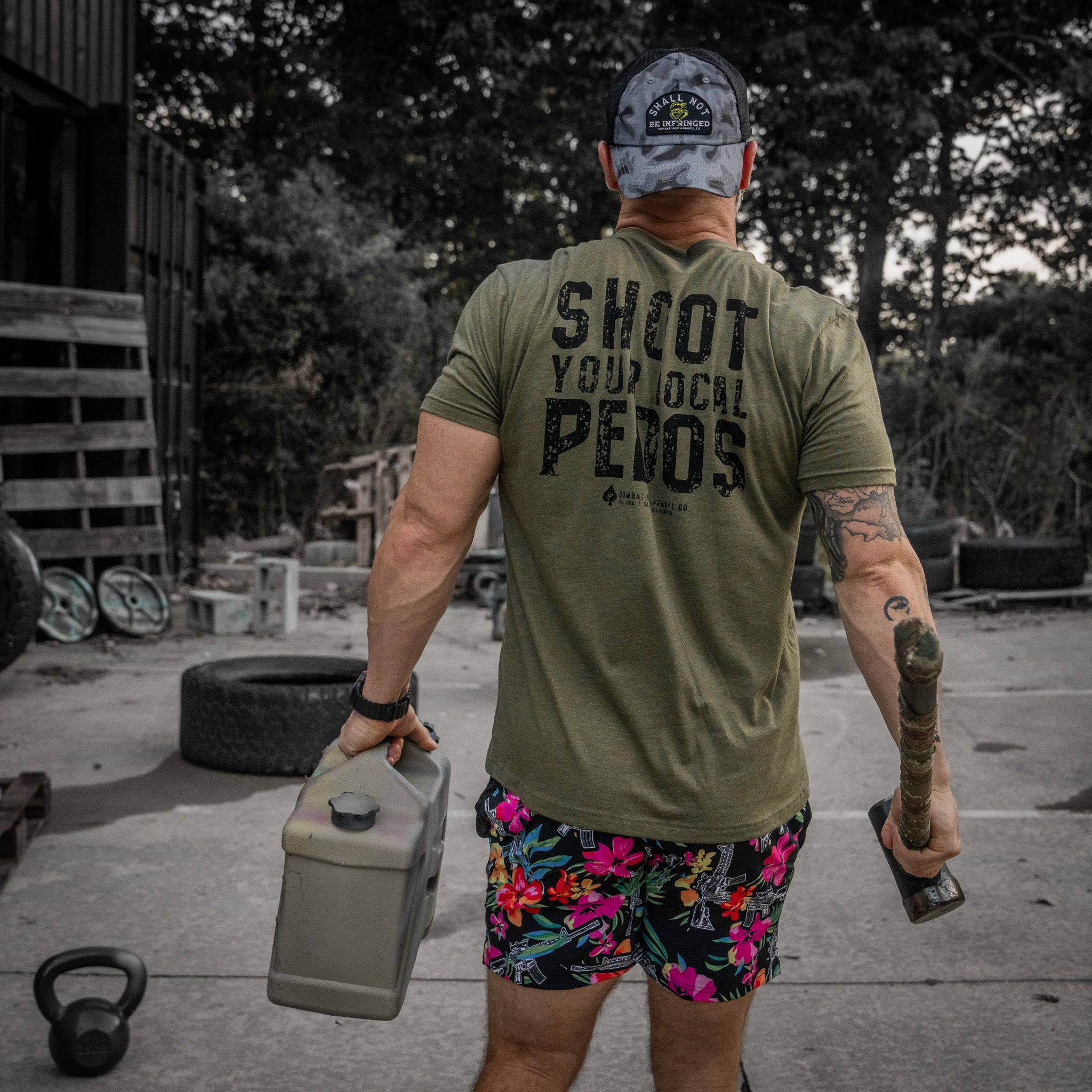 Shoot Your Local Pedos Men's T-Shirt - Image 12