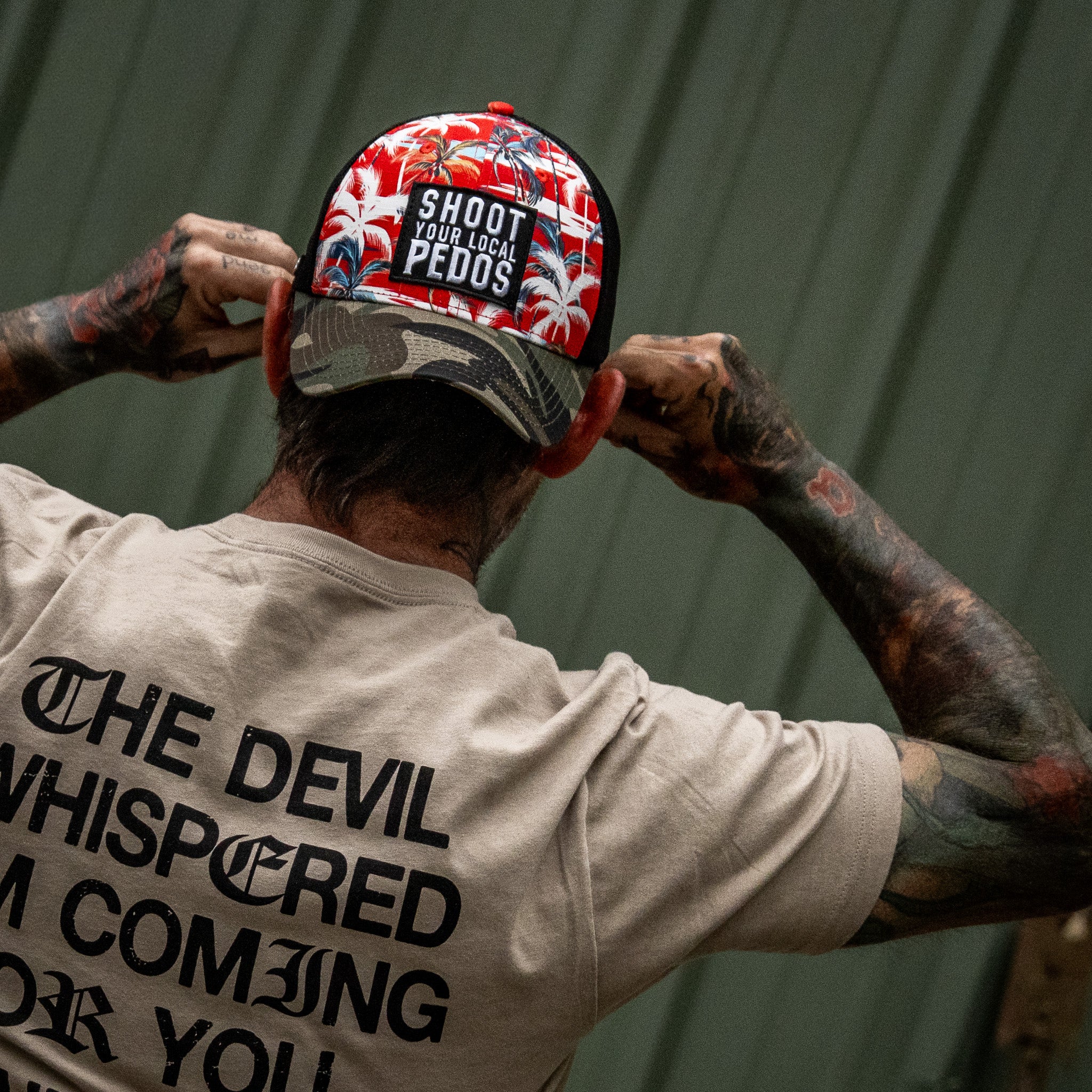 Shoot Your Local Pedos Patch Original Ripstop Snapback Hat - Image 33