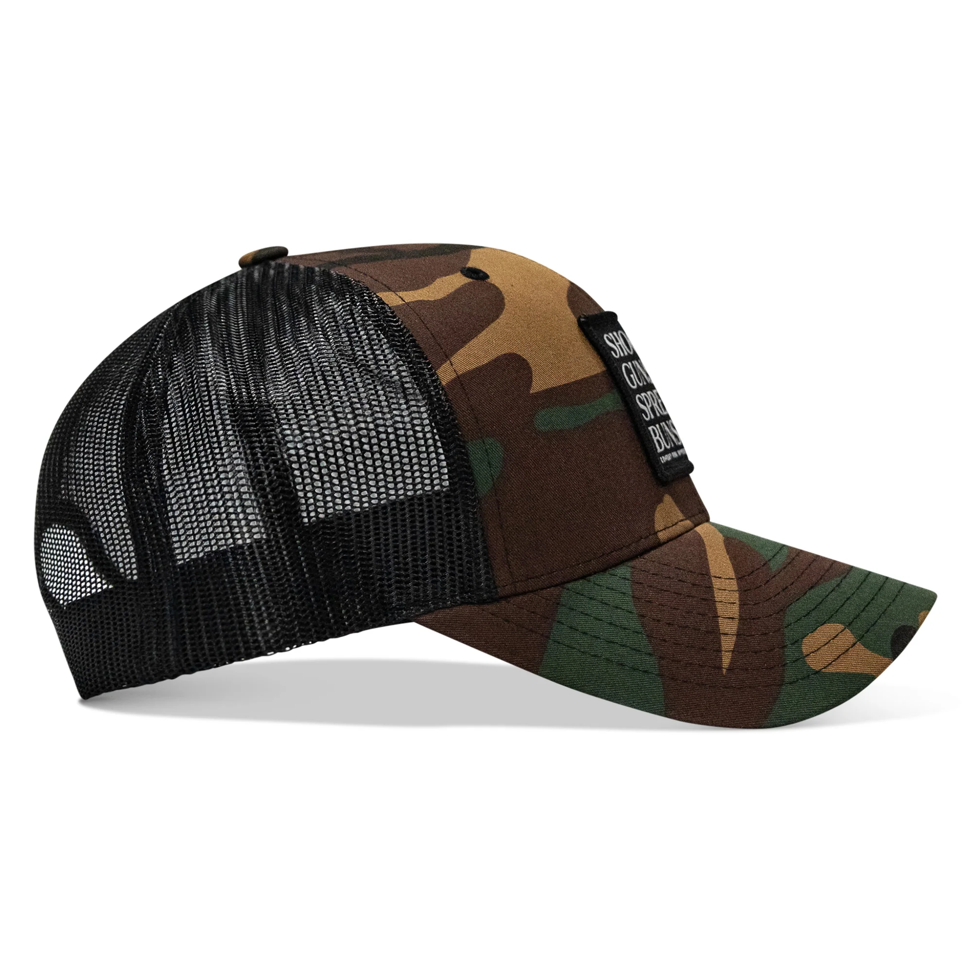 Shooting Guns & Spread'n Buns Patch Snapback Hat - Image 30