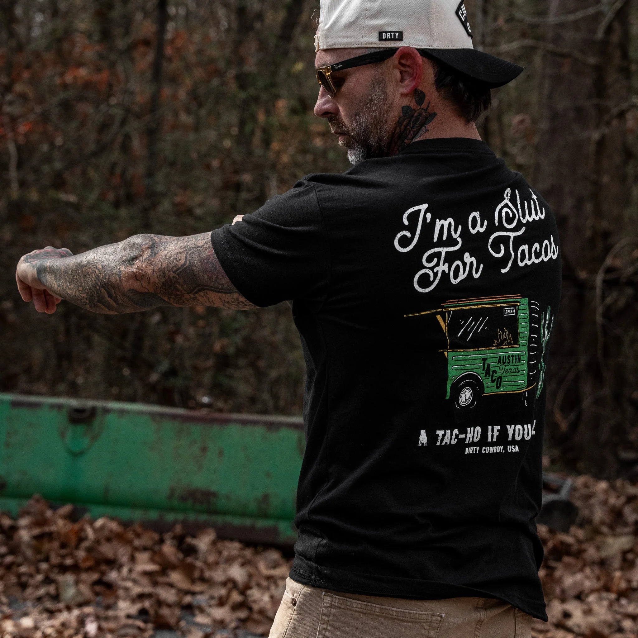Slut For Taco's Men's T-Shirt - Image 9