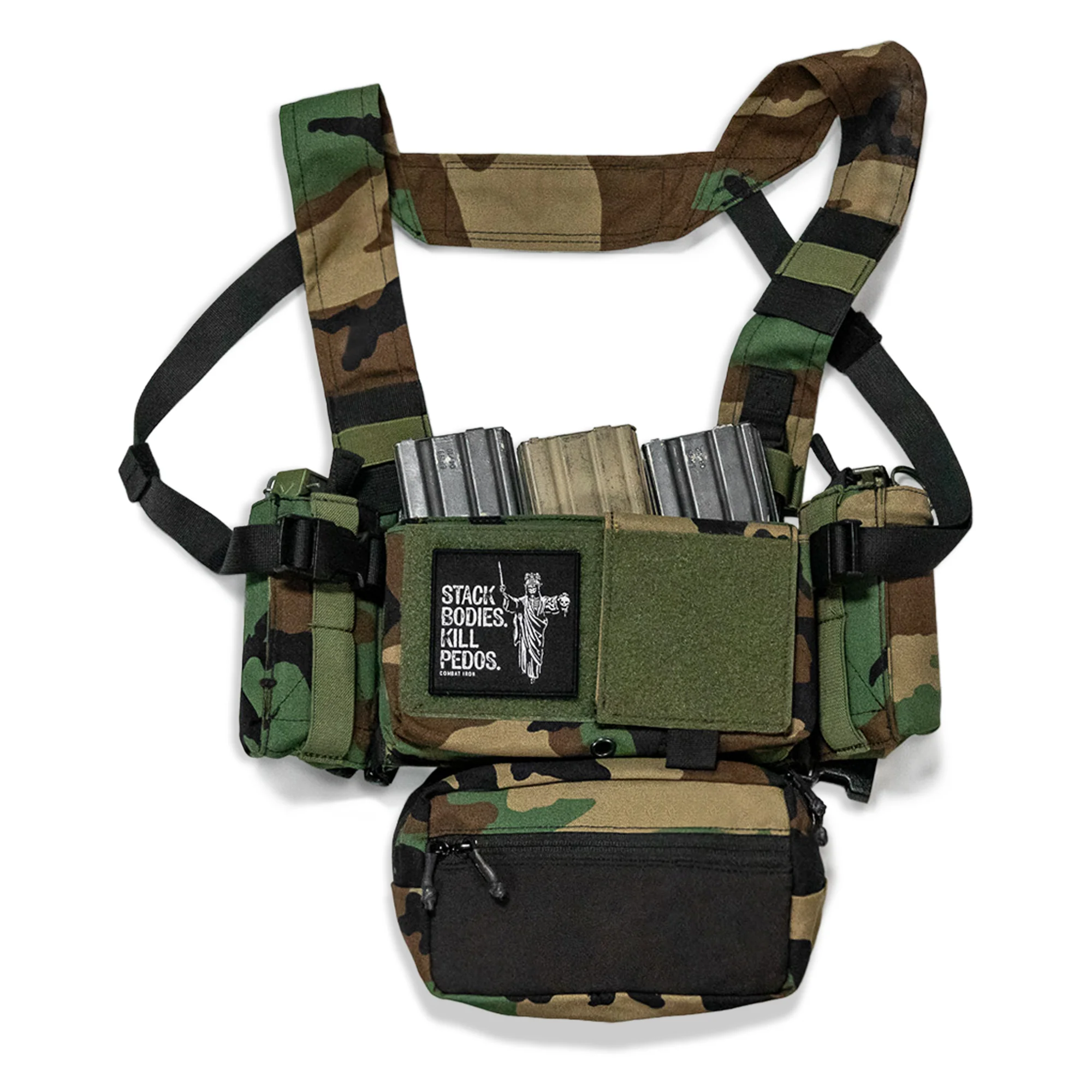 Stack Bodies. Kill Pedos Grim Reaper Velcro Patch - Image 4