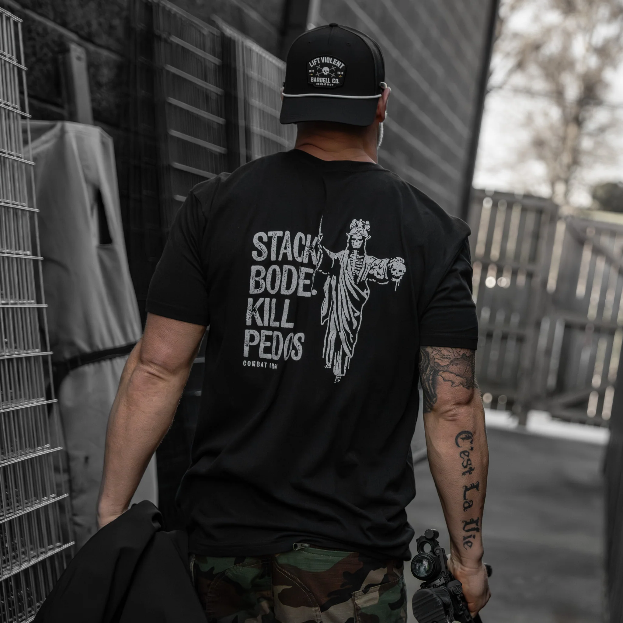 Stack Bodies. Kill Pedos. Men's T-Shirt - Image 10