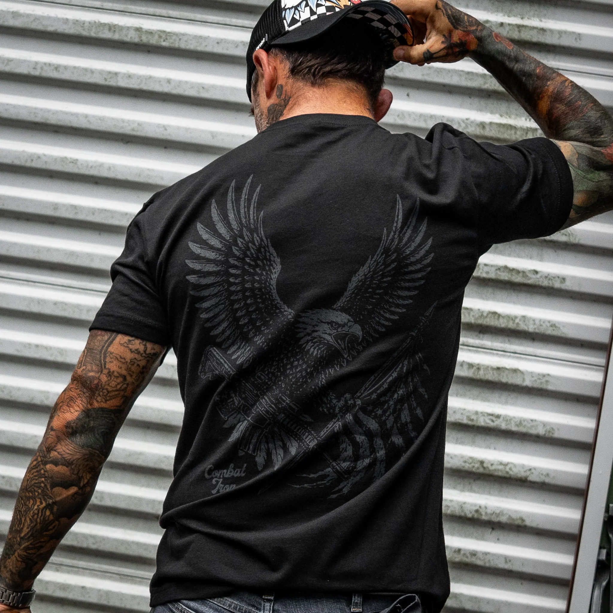 Subdued Eagle Men's T-Shirt - Image 9