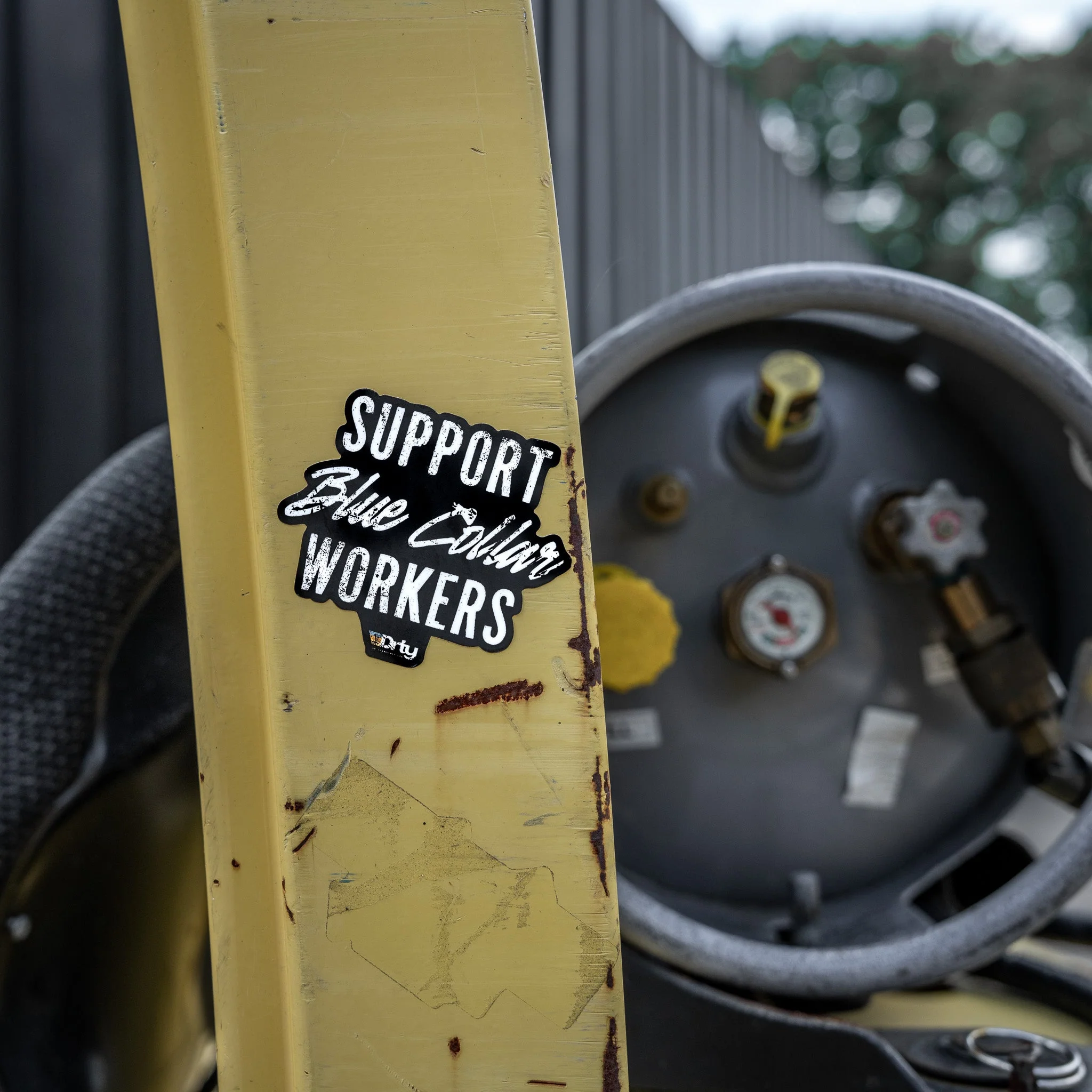 Support Blue Collar Workers Decal - Image 5