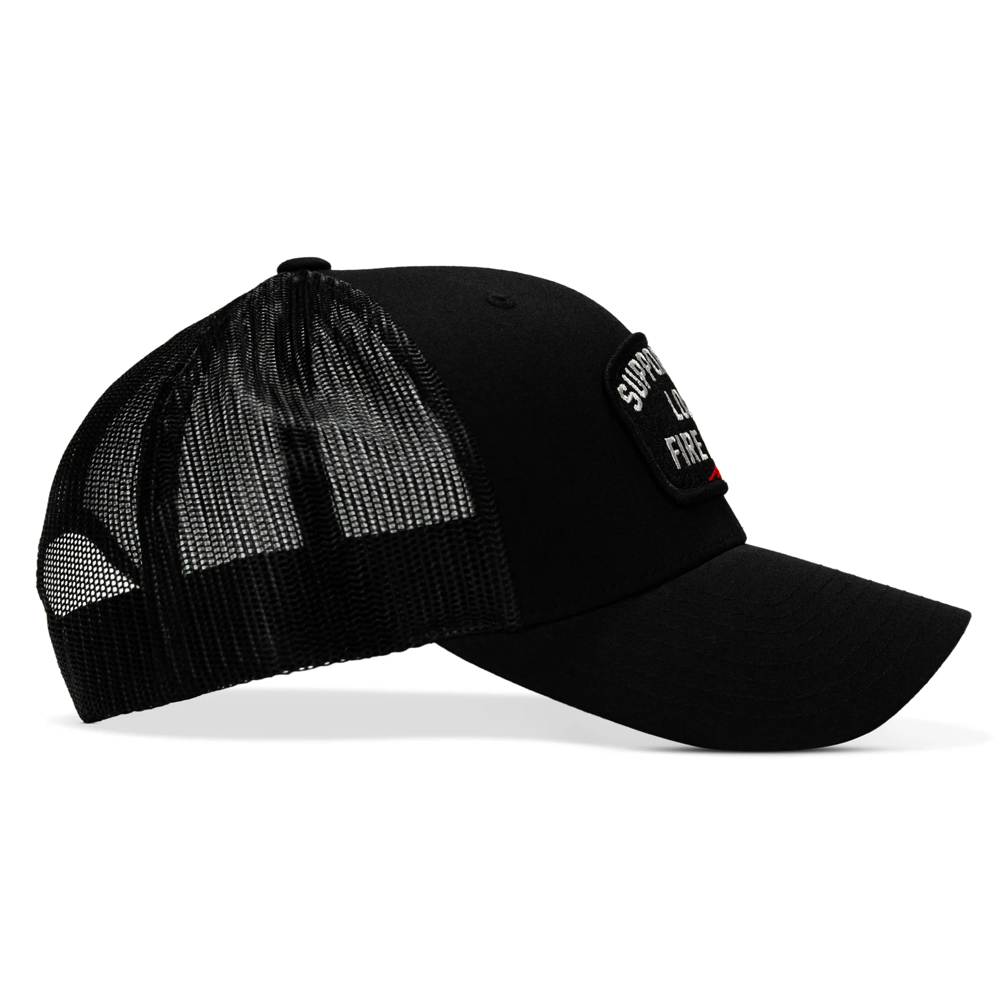 Support Your Local Fire Dept. Patch Snapback Hat - Image 31