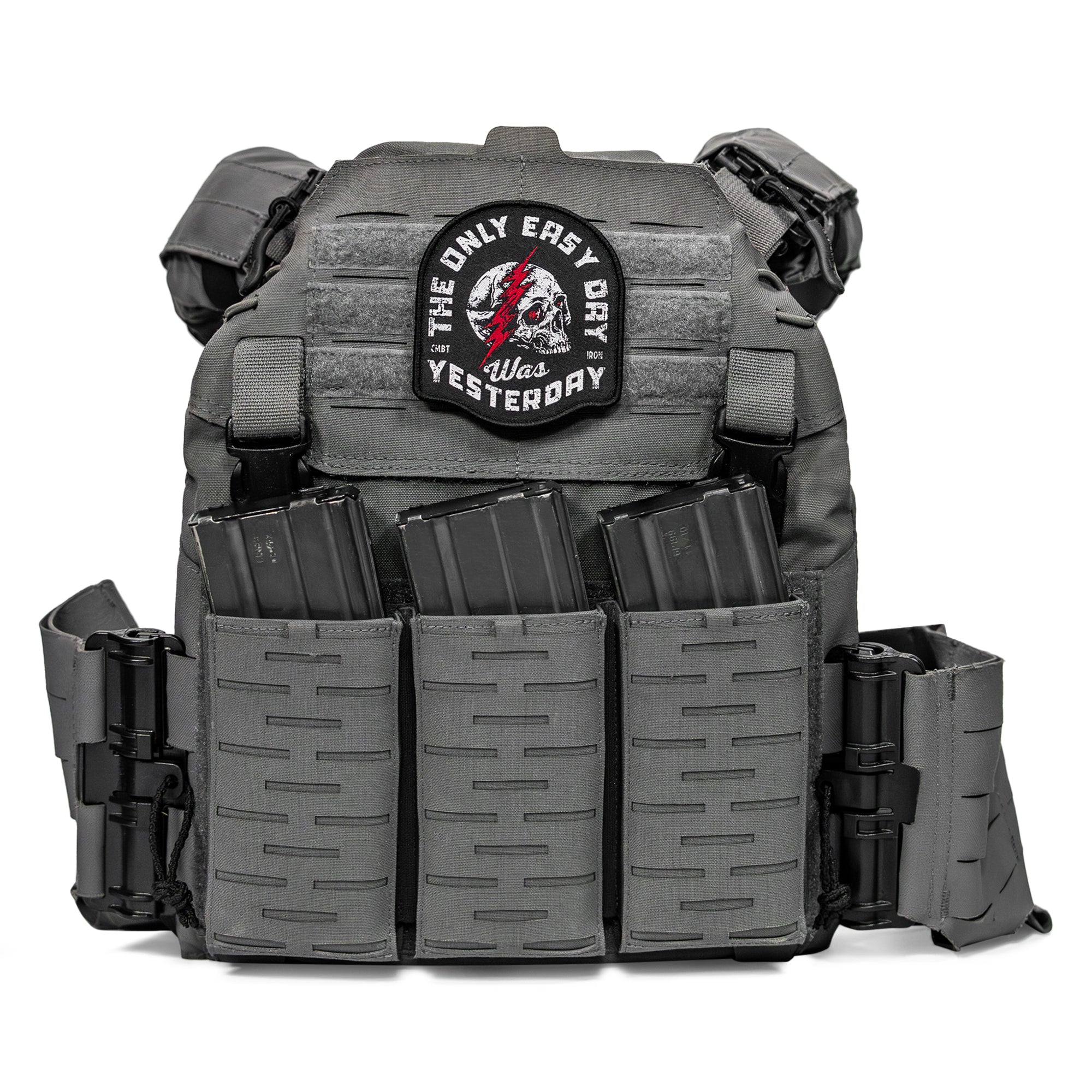 The Only Easy Day Was Yesterday Velcro Patch - Image 2
