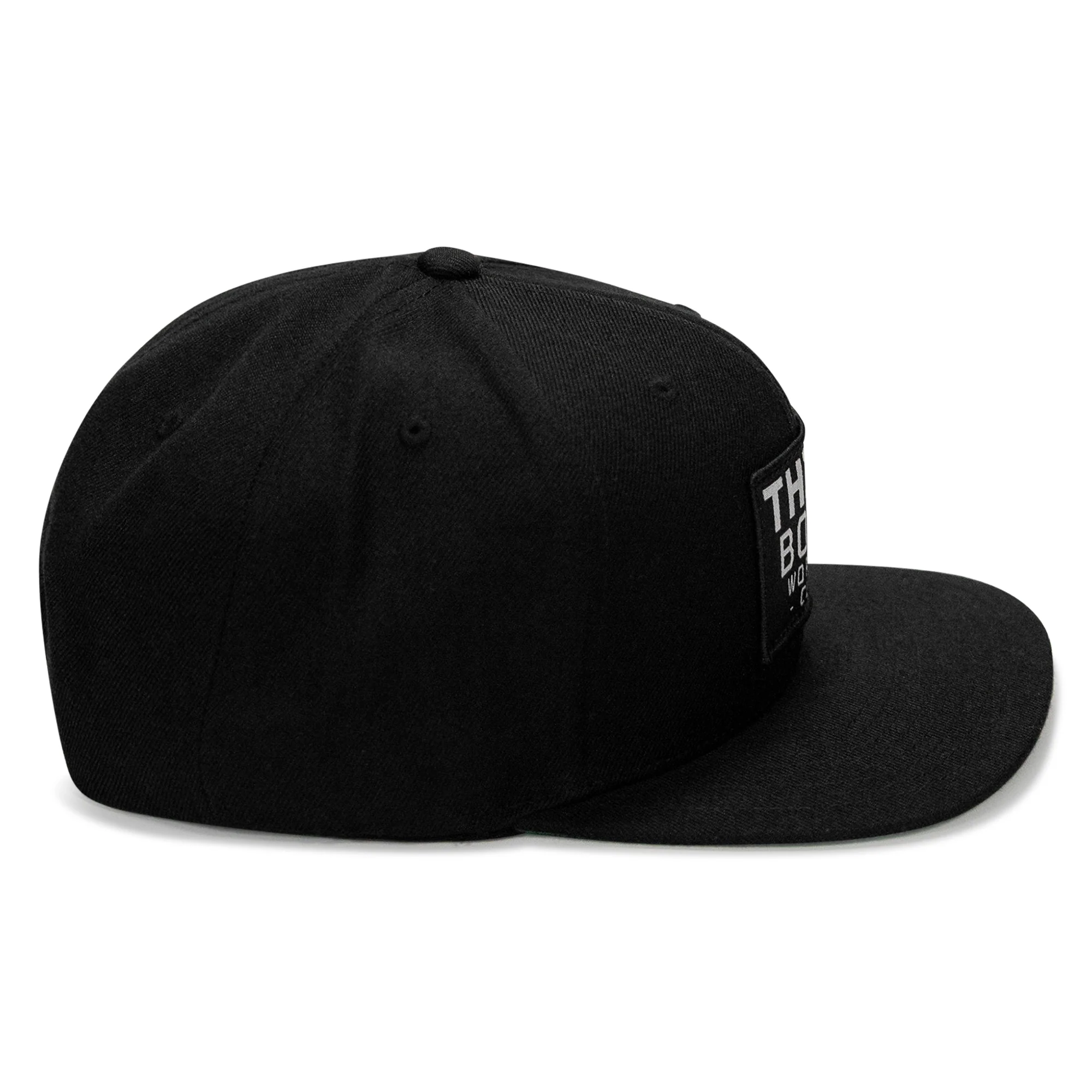 Thicc Boys Workout Club Patch Flatbill Snapback Hat - Image 5