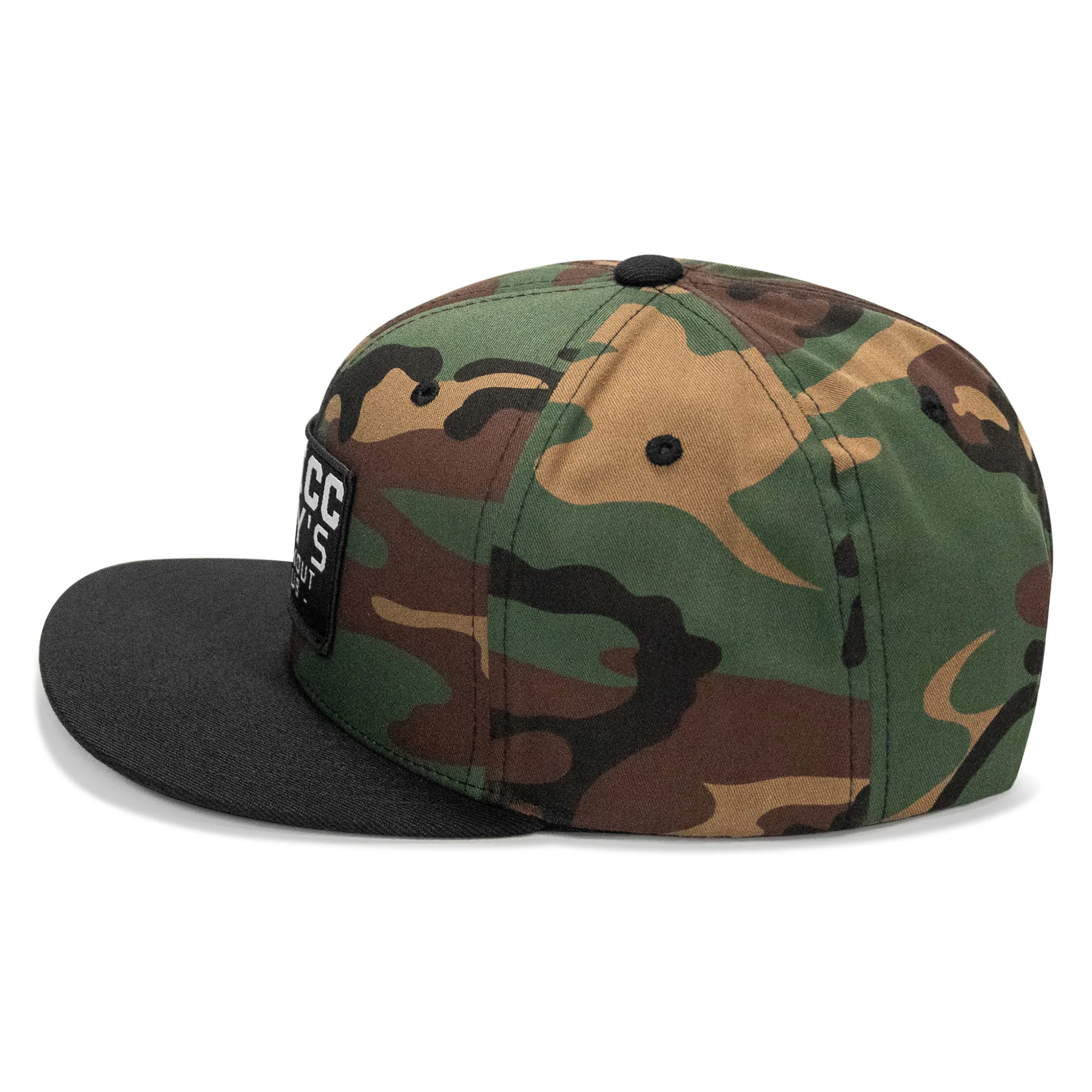 Thicc Boys Workout Club Patch Flatbill Snapback Hat - Image 9